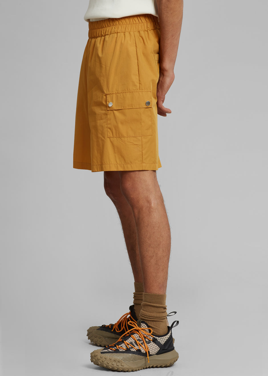 Spence Nylon Shorts - Orange - 1
