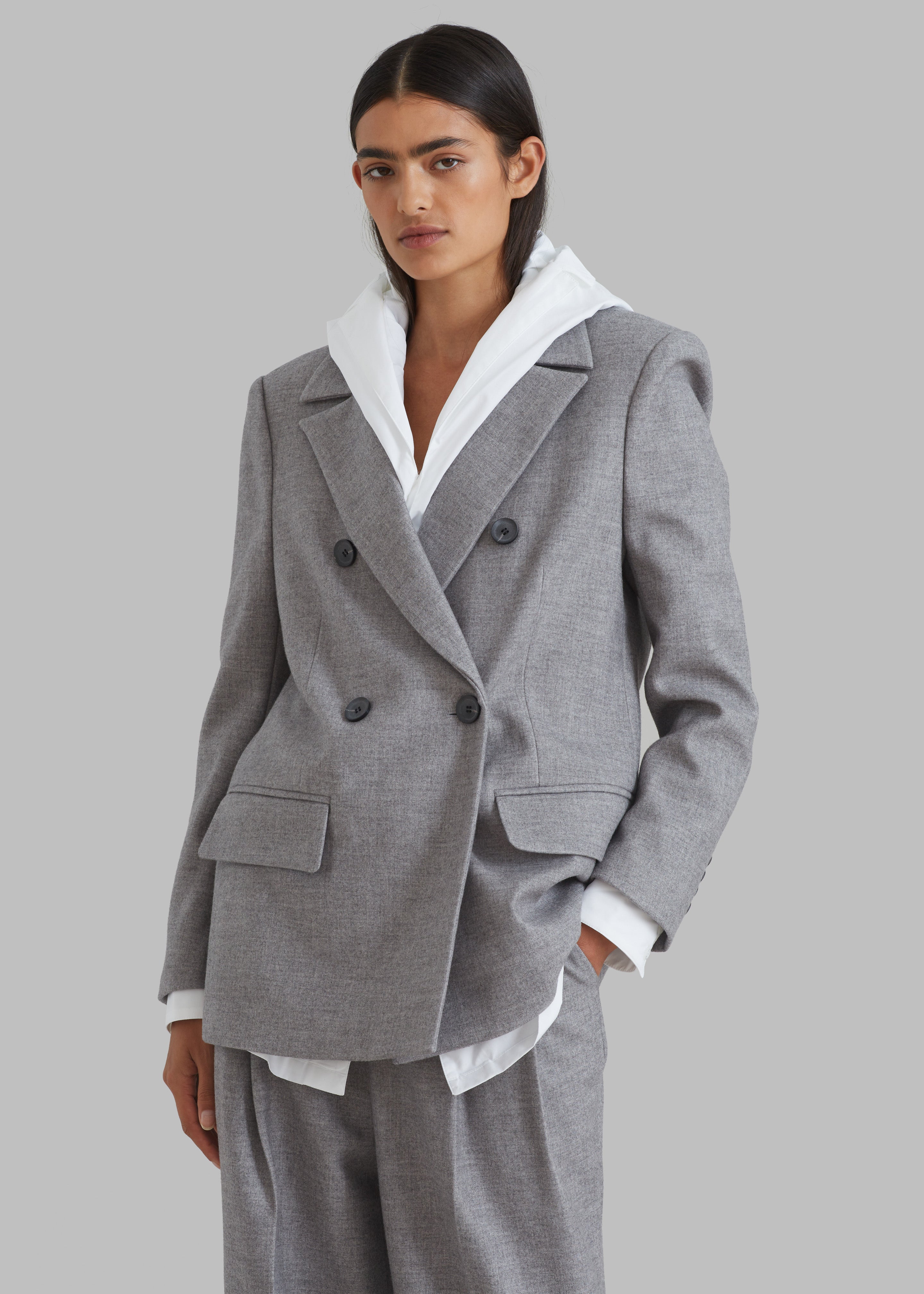 Stine Blazer - Grey - 4