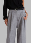 Stine Pintuck Pants - Grey