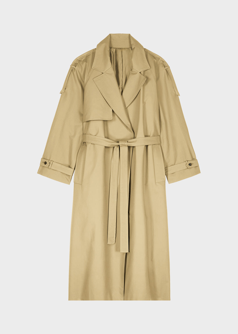 Suzanne Trench Coat - Beige - 10