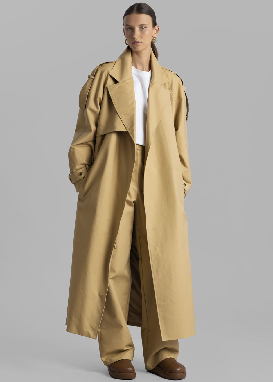 Suzanne Trench Coat - Beige - 1