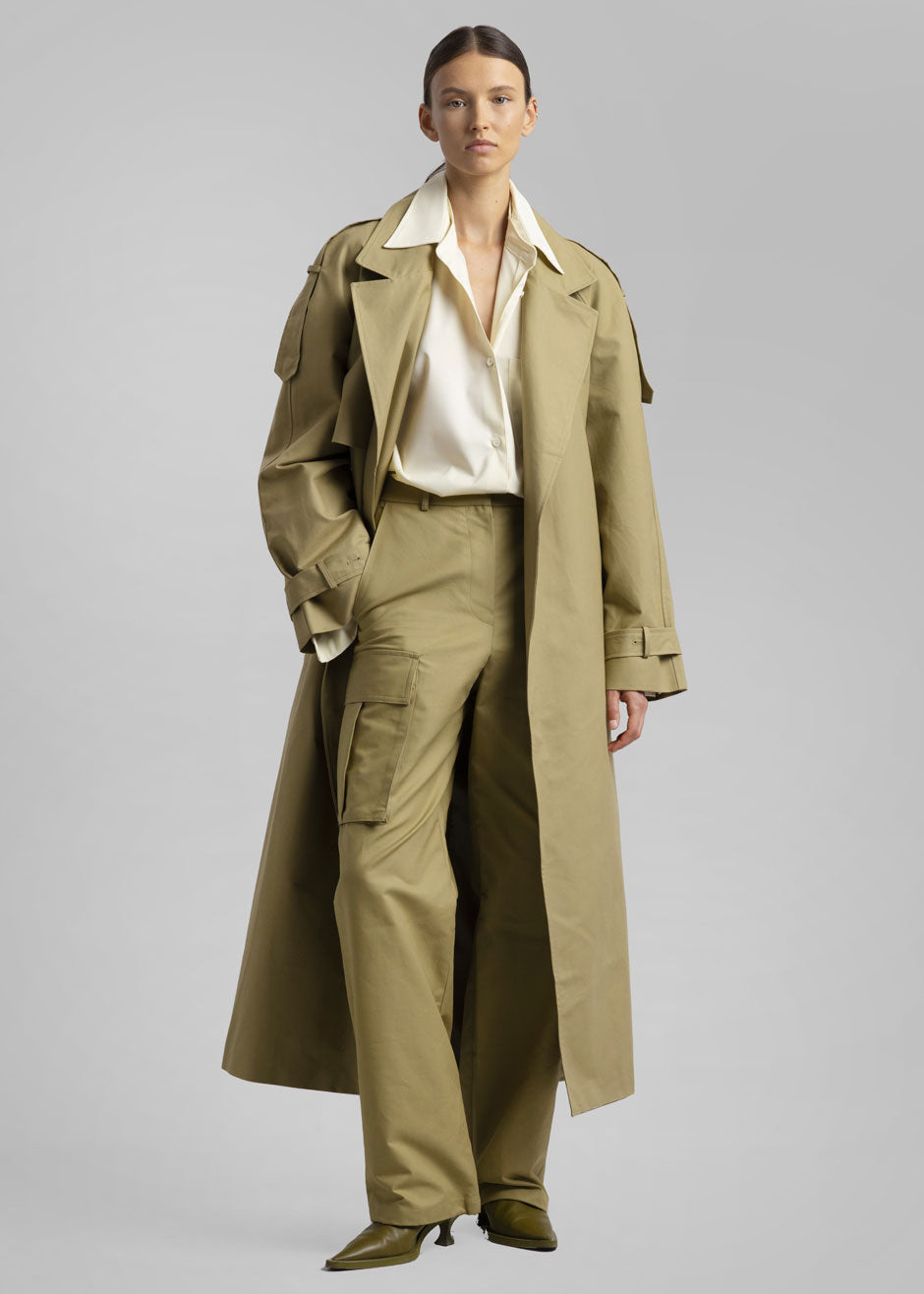 Suzanne Trench Coat - Khaki - 4