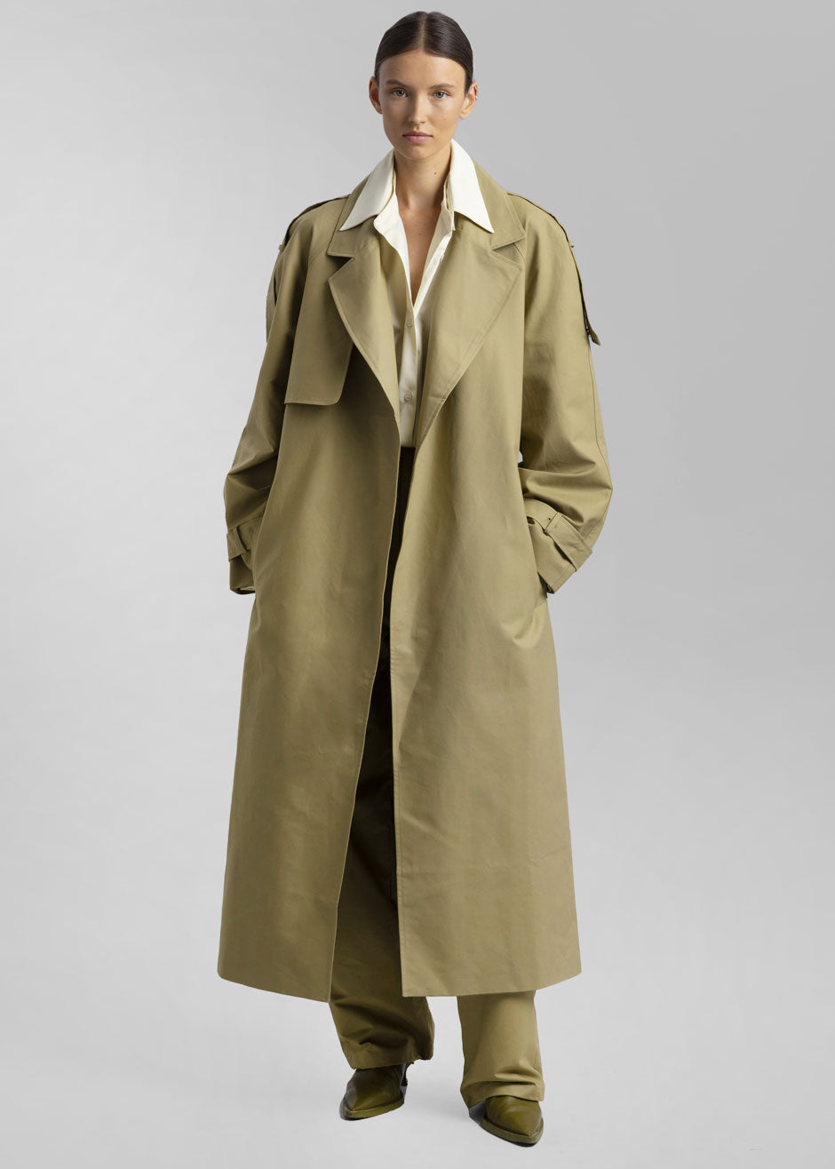 Suzanne Trench Coat - Khaki - 1