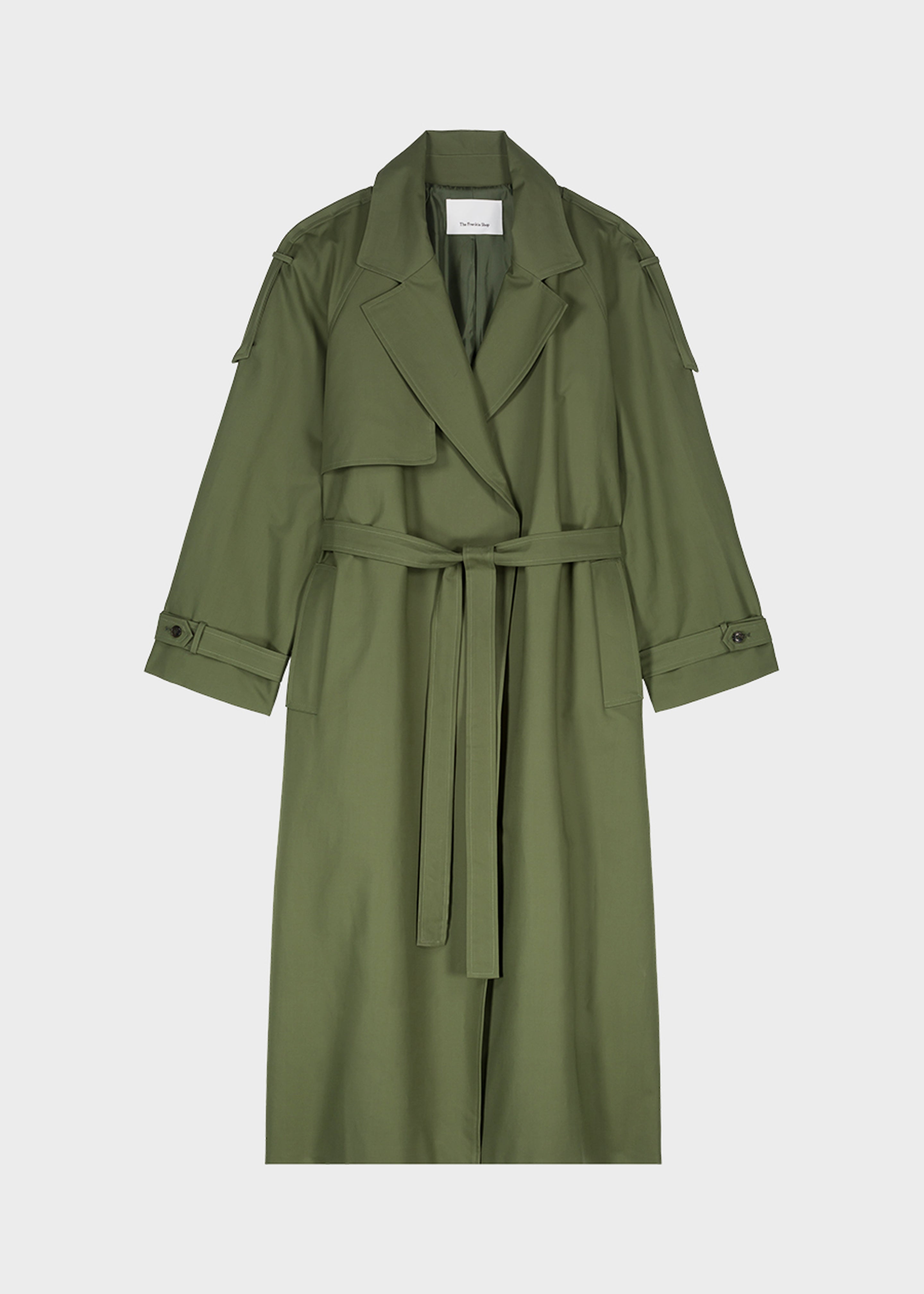 Suzanne Trench Coat - Olive - 8