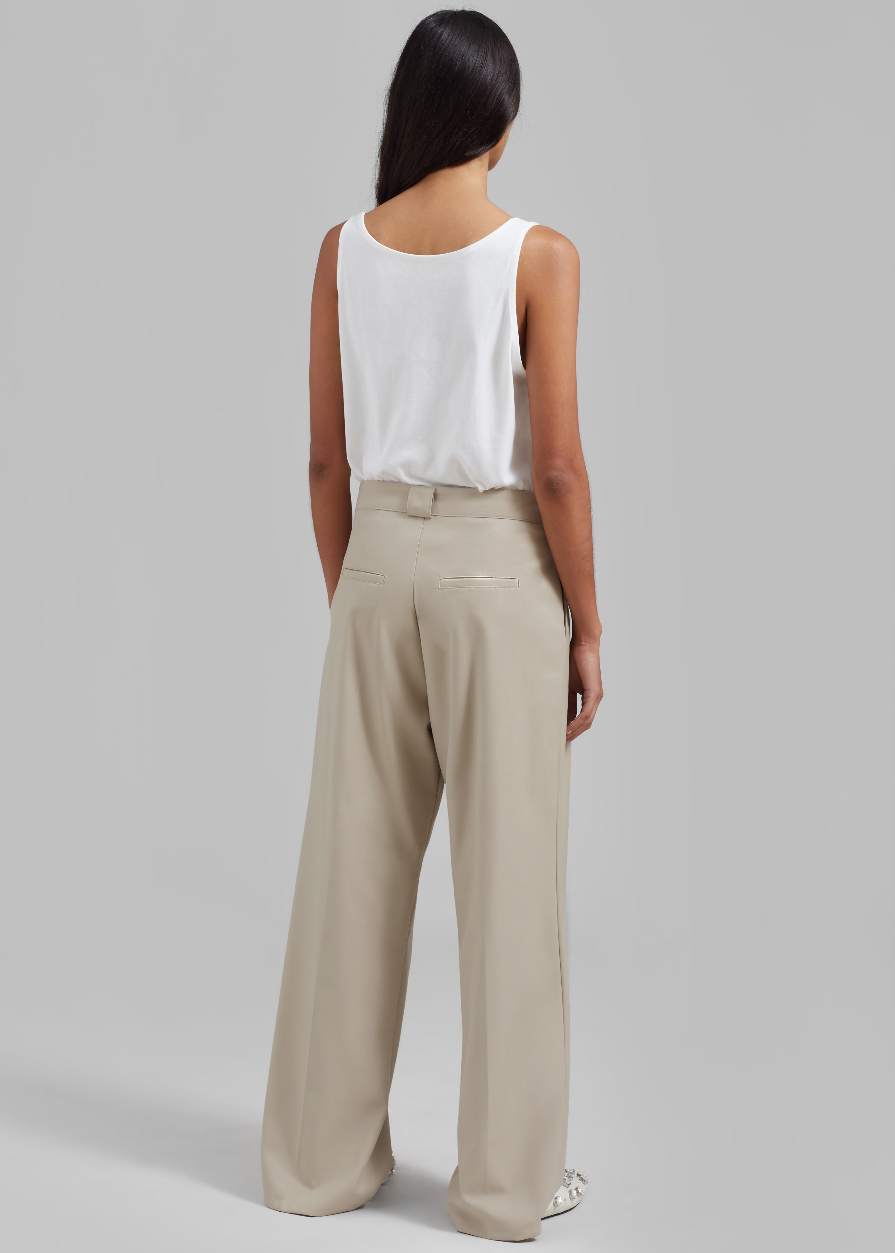 Tate Trousers - Beige - 18