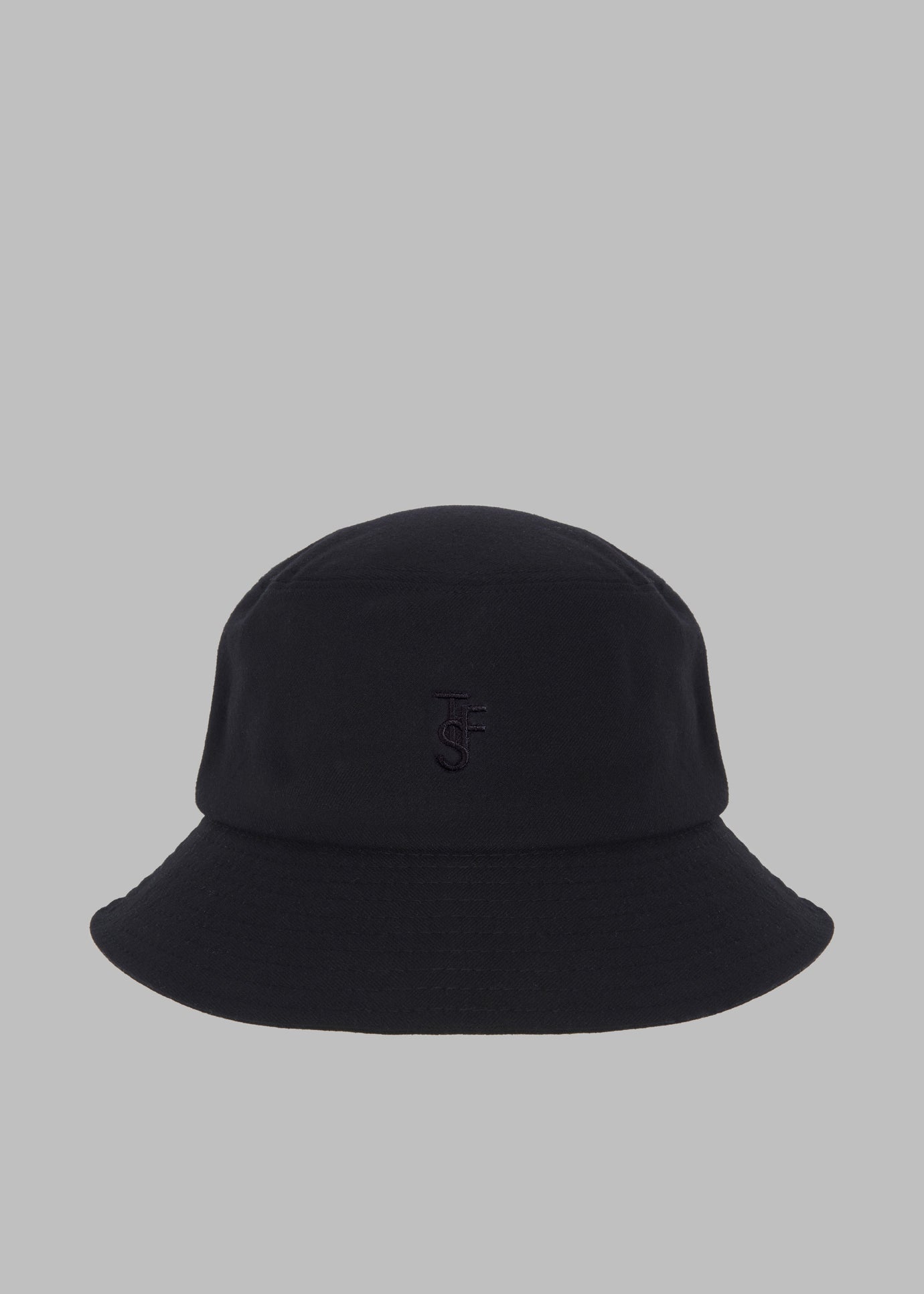 TFS Solid Flannel Bucket Hat - Black