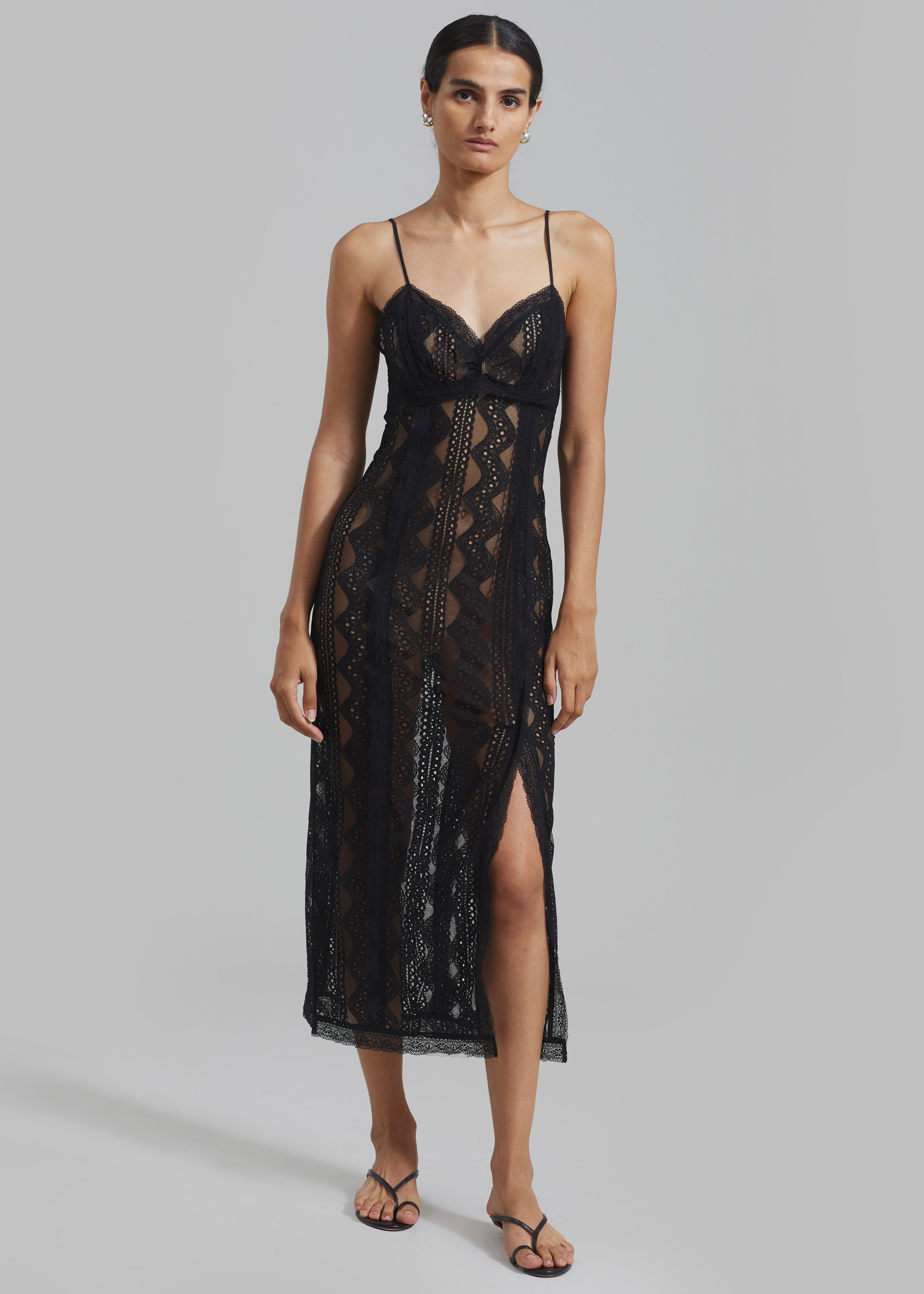 The Garment Cordoba Strap Dress - Black - 4