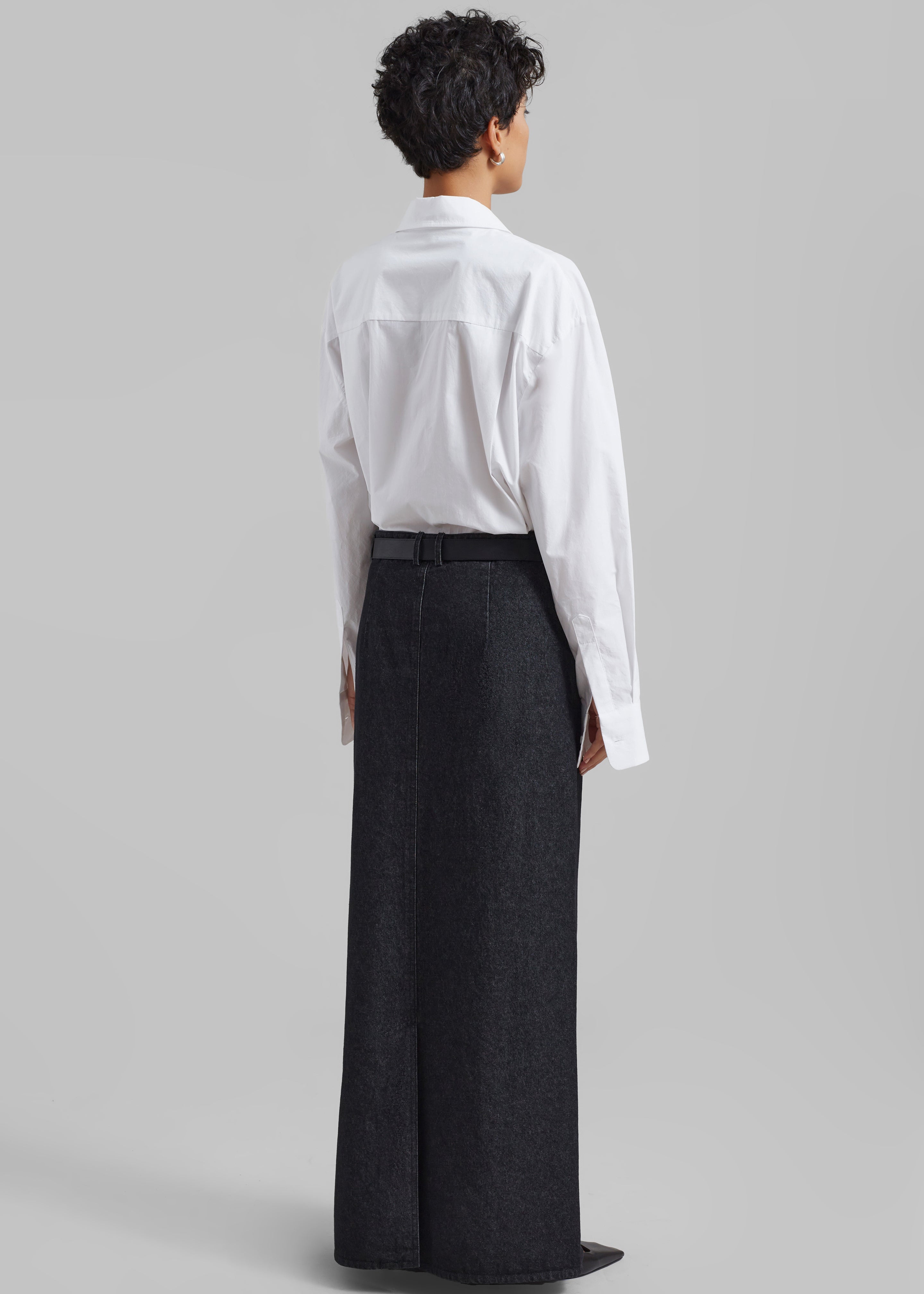 The Garment Eclipse Skirt - Dark Grey Melange - 6