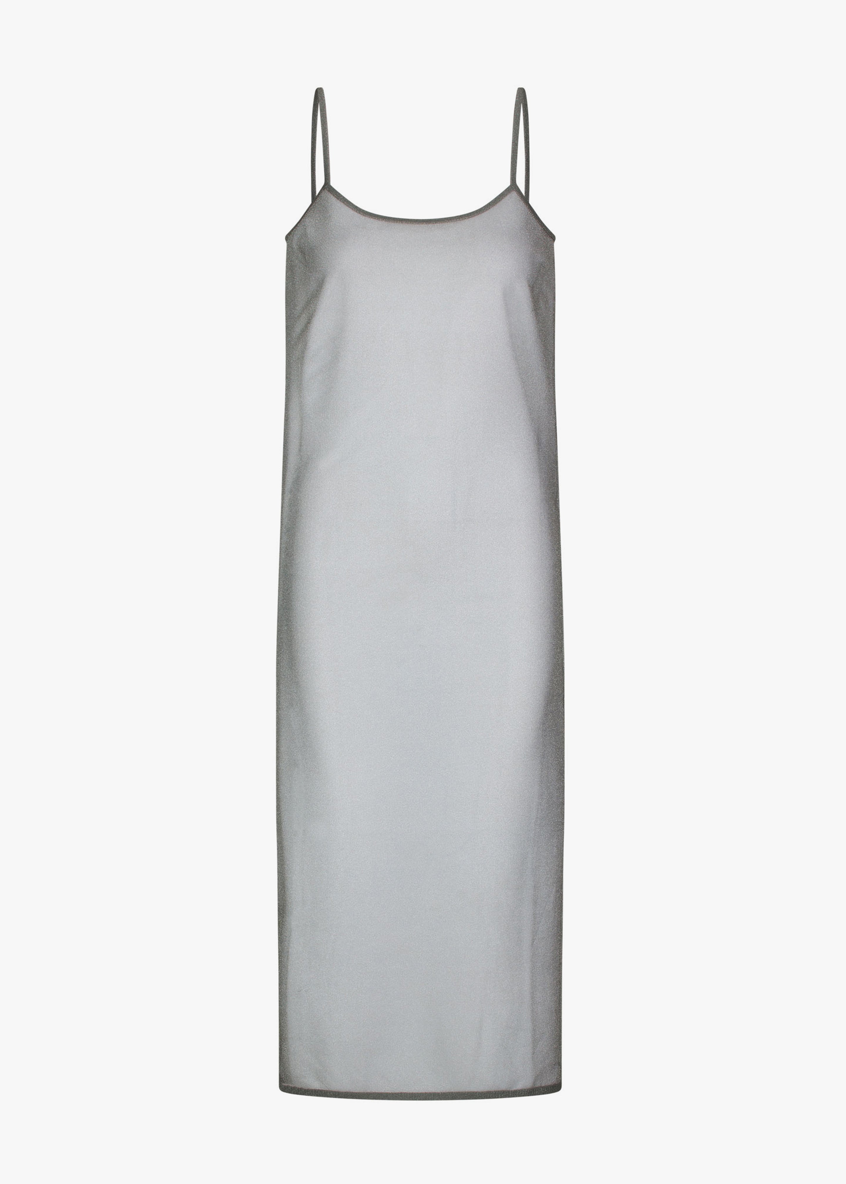 The Garment Neptune Long Slip Dress - Silver - 3