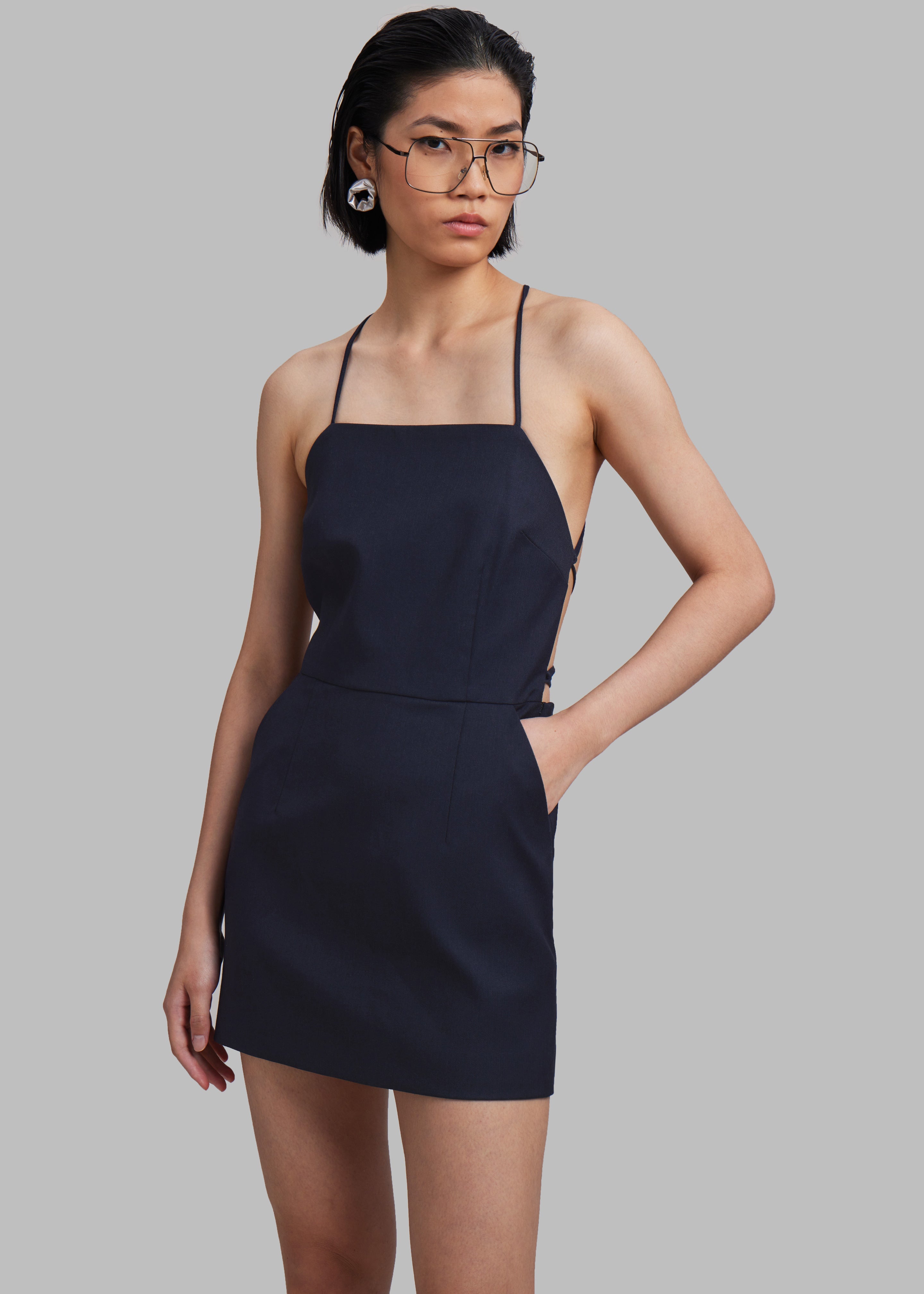 The Garment Pluto Front Dress - Midnight Blue - 5