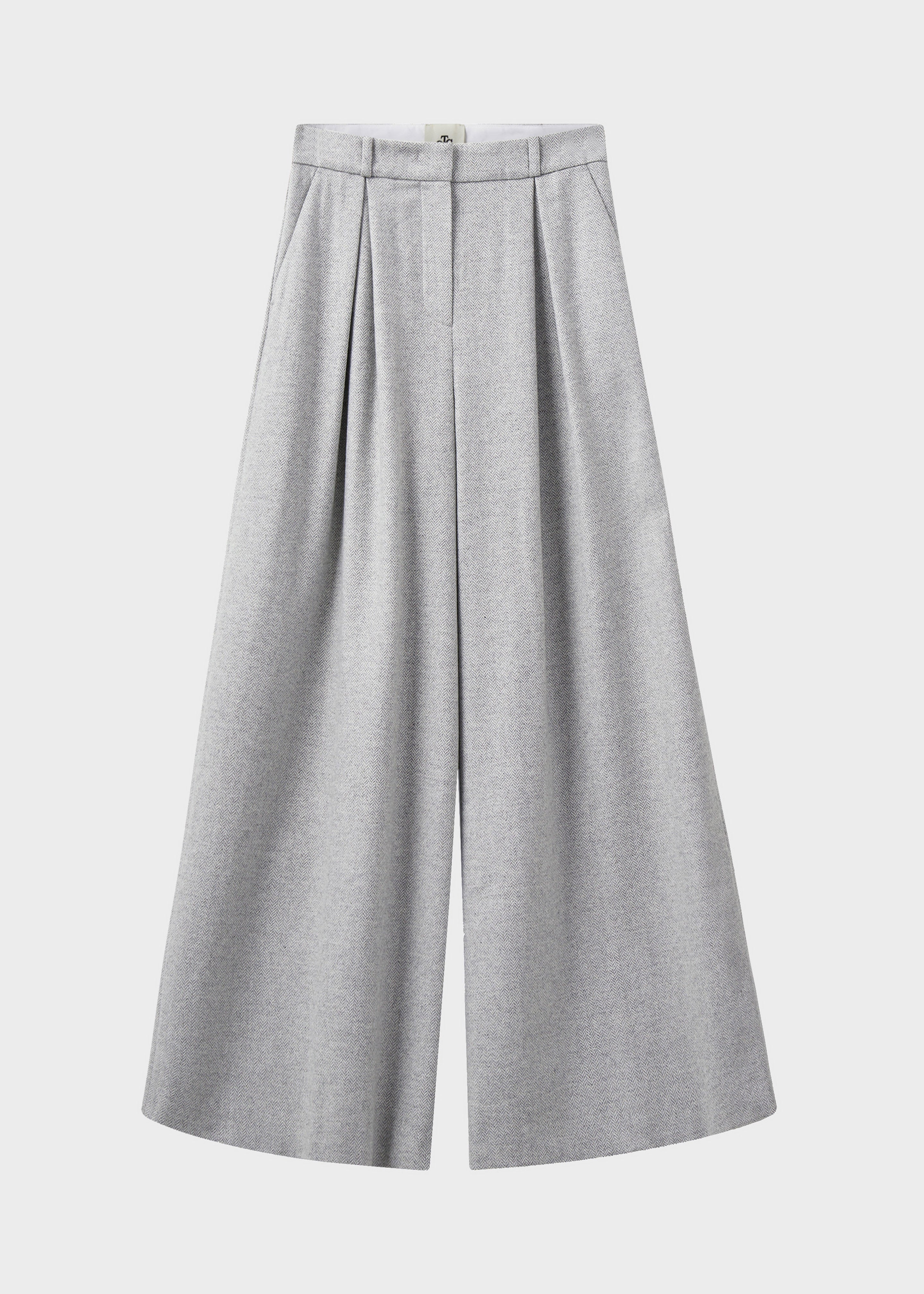 The Garment Trento Pants - Heather Grey Herringbone - 9
