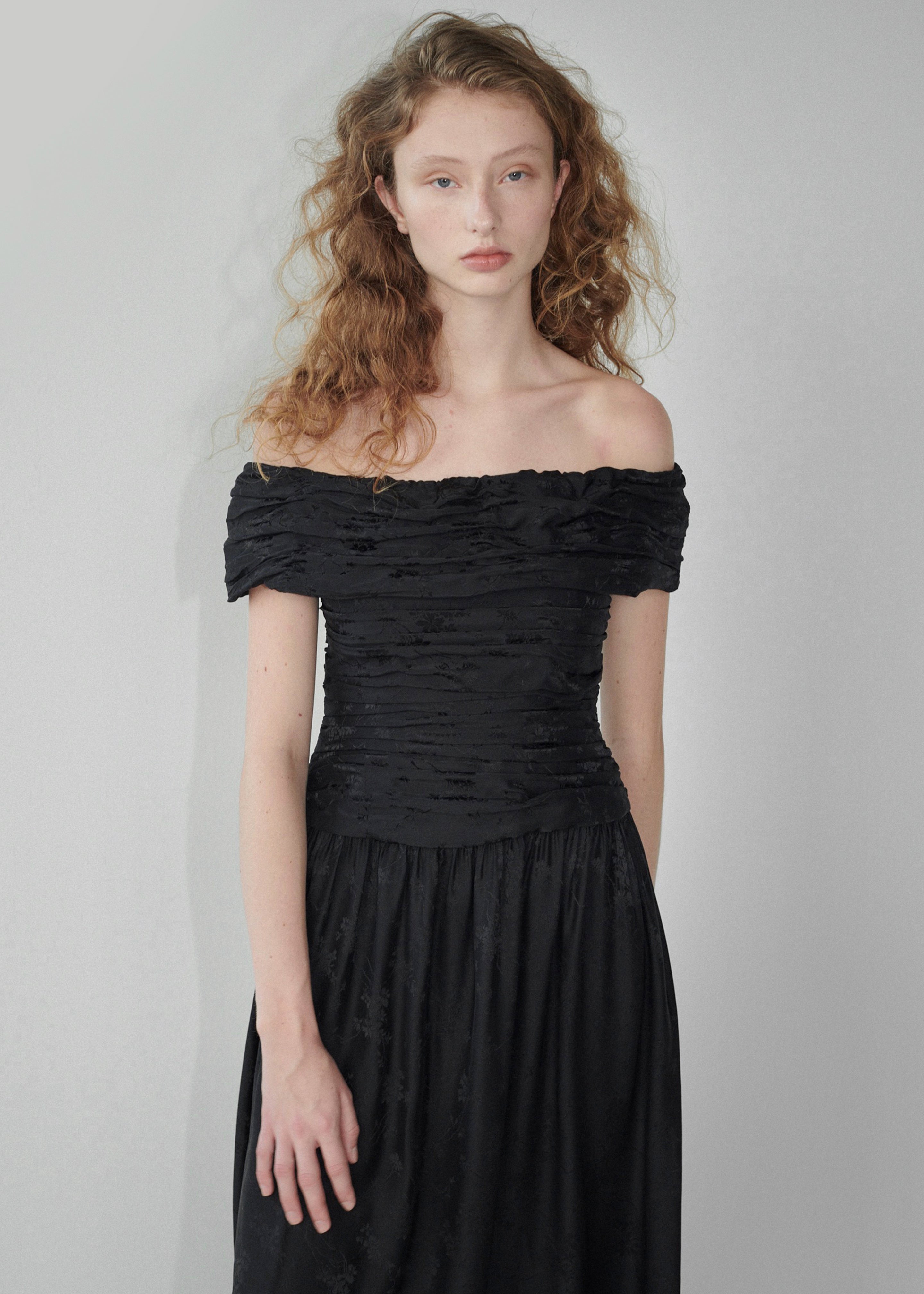 The Garment Toulouse Off-Shoulder Dress - Black - 7