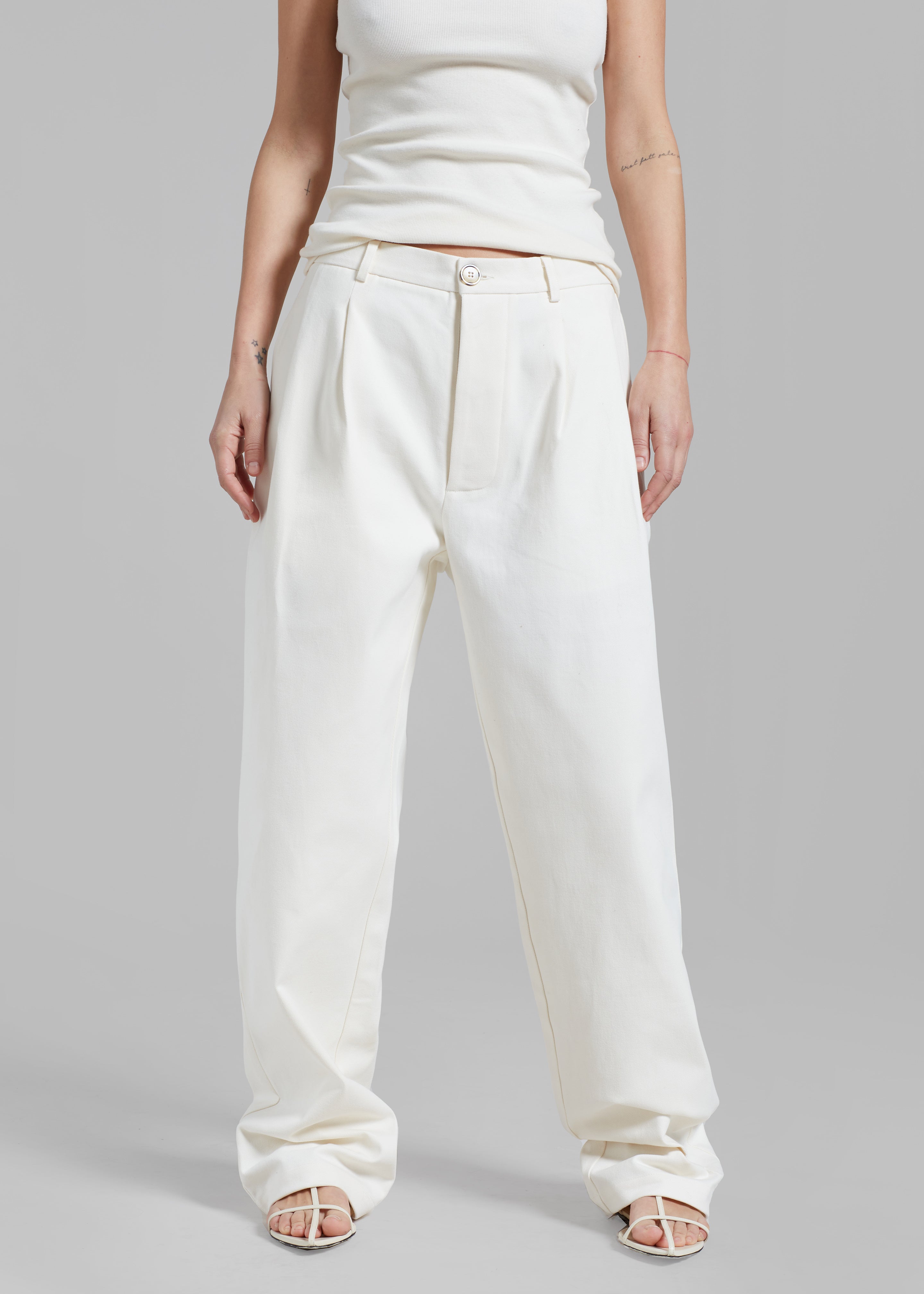 Rika Studios Hooper Pants - Cream - 4