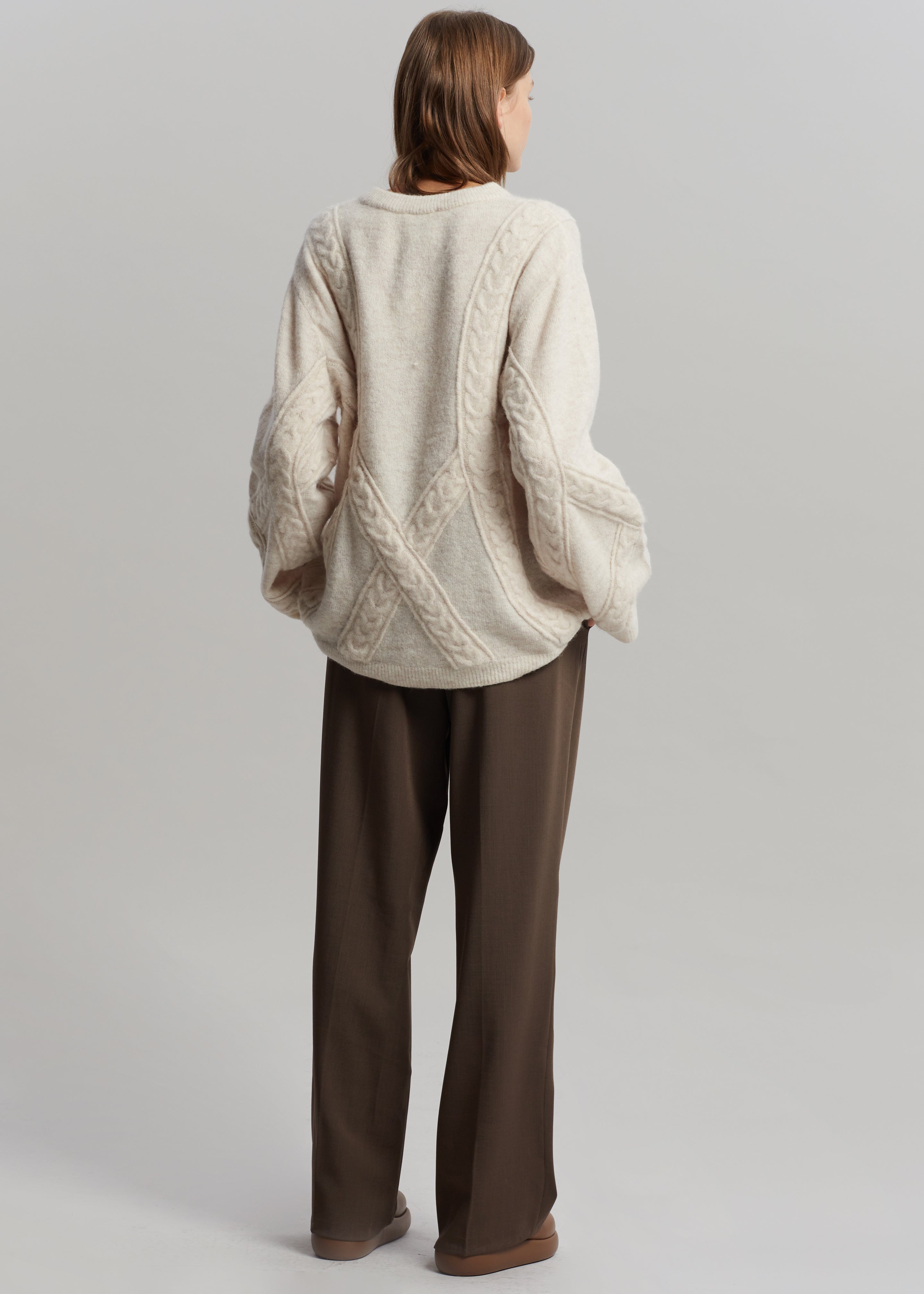 The Garment Courchevel Cable Knit - Oatmeal - 6