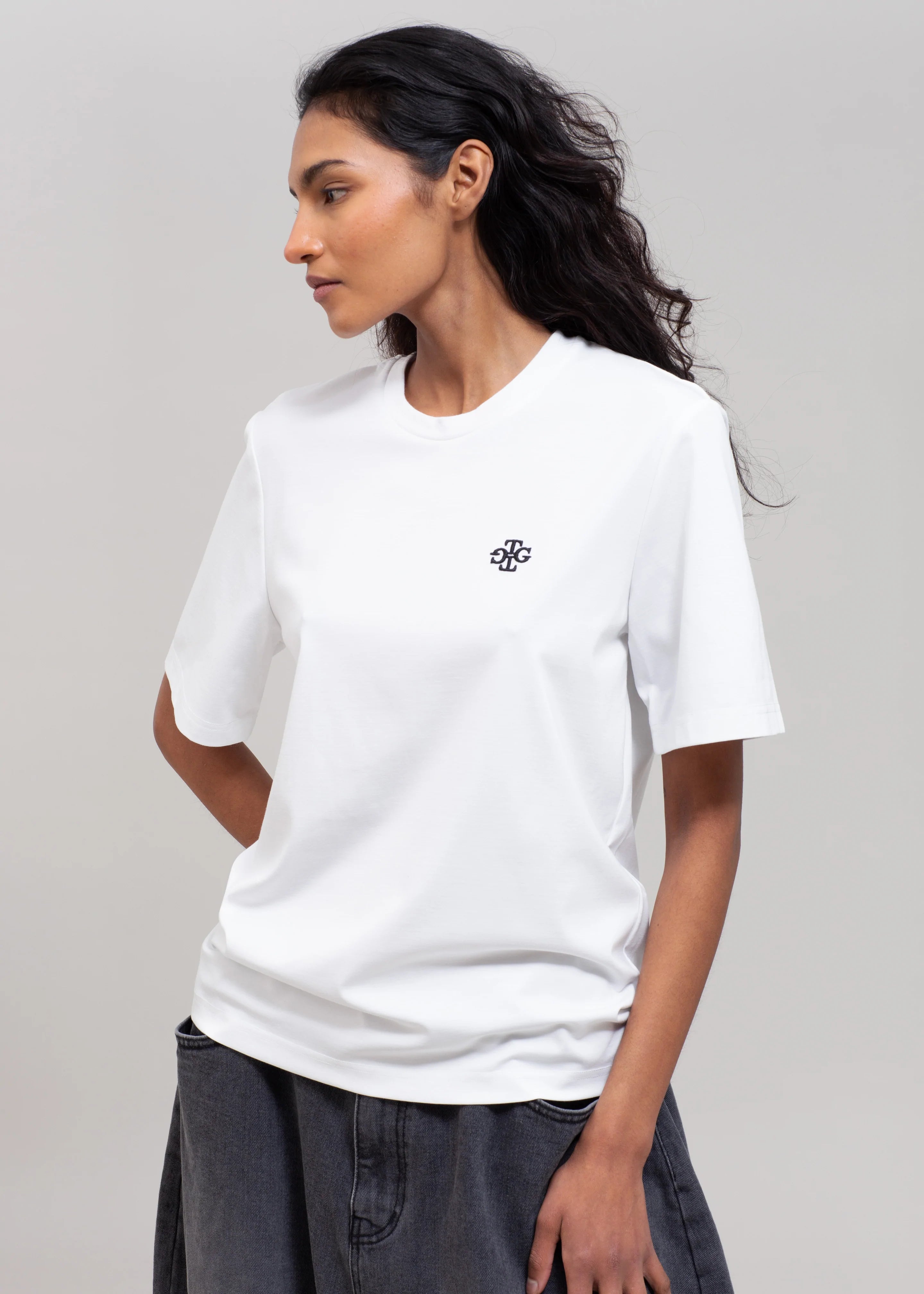 The Garment Logo Tee - White - 4