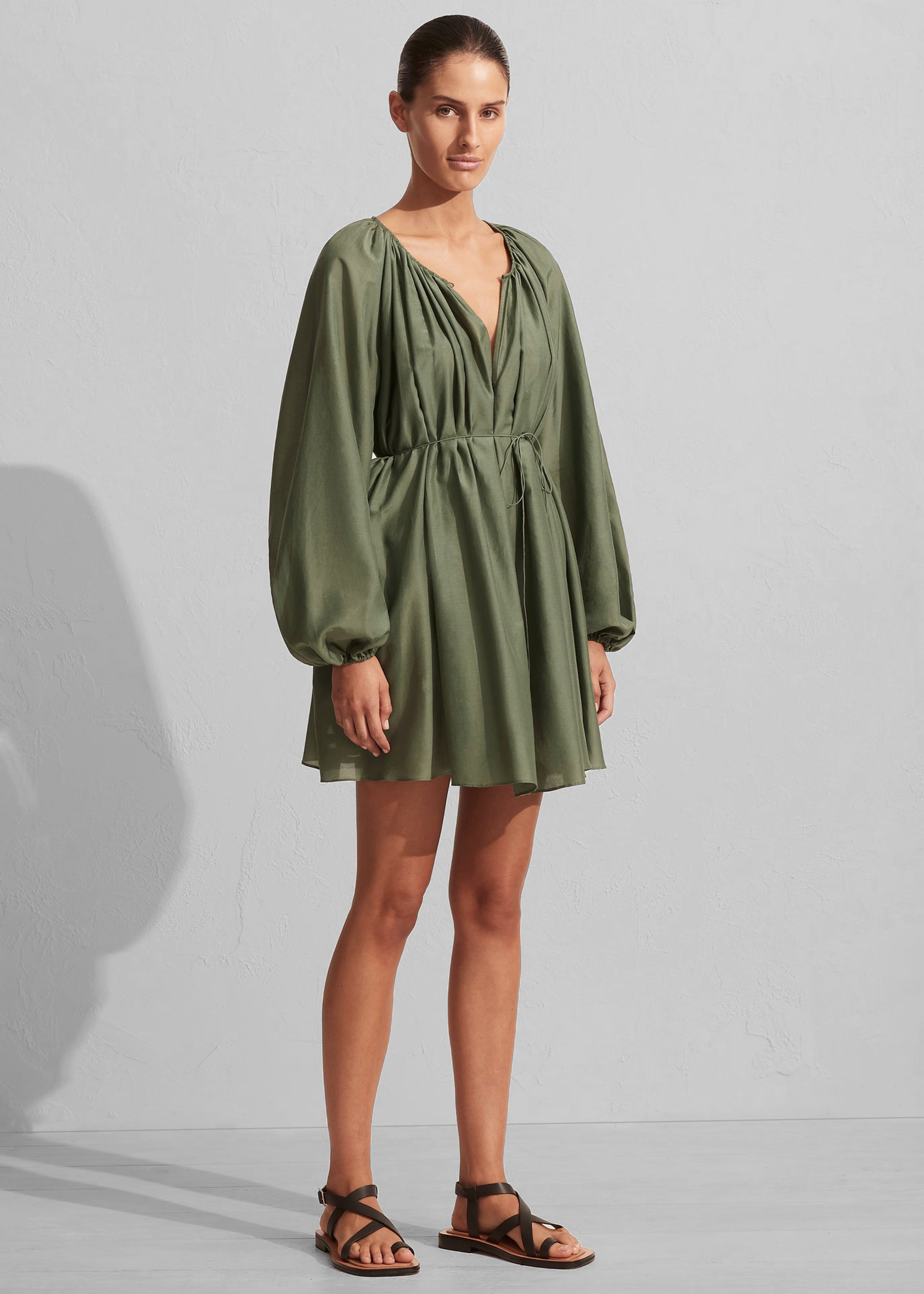Matteau Voluminous Mini Dress - Fern - 4