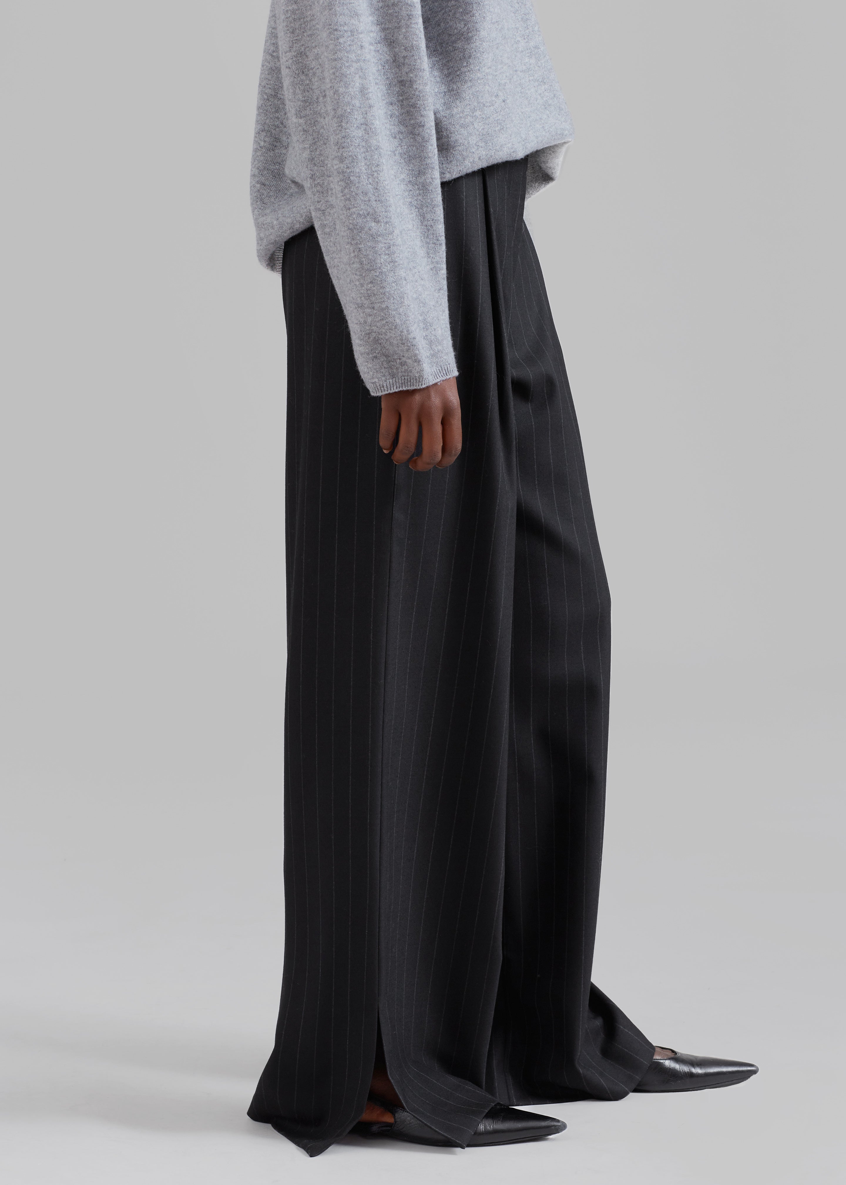 The Garment Chicago Pants - Black Pinstripe - 2