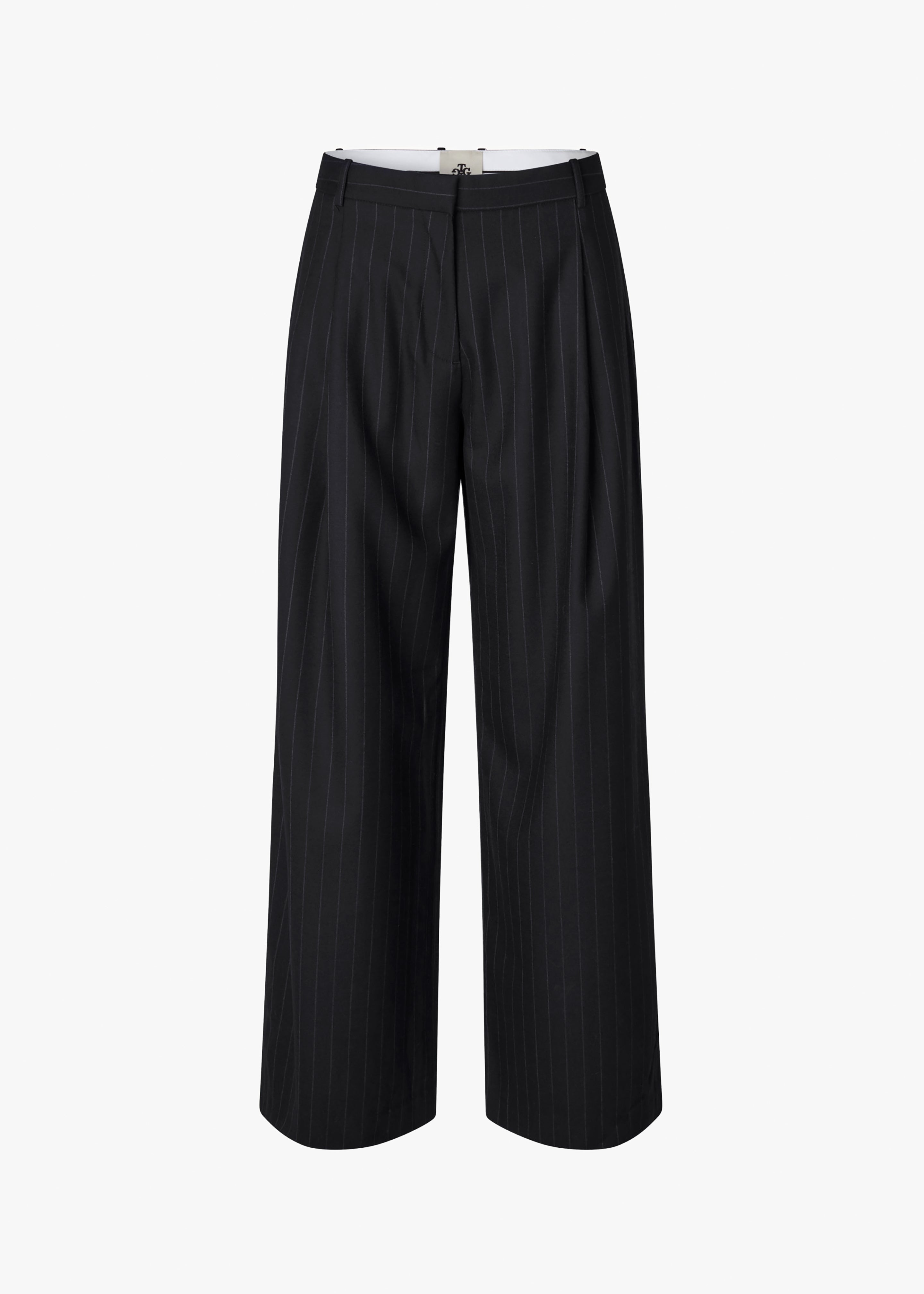 The Garment Chicago Pants - Black Pinstripe - 7