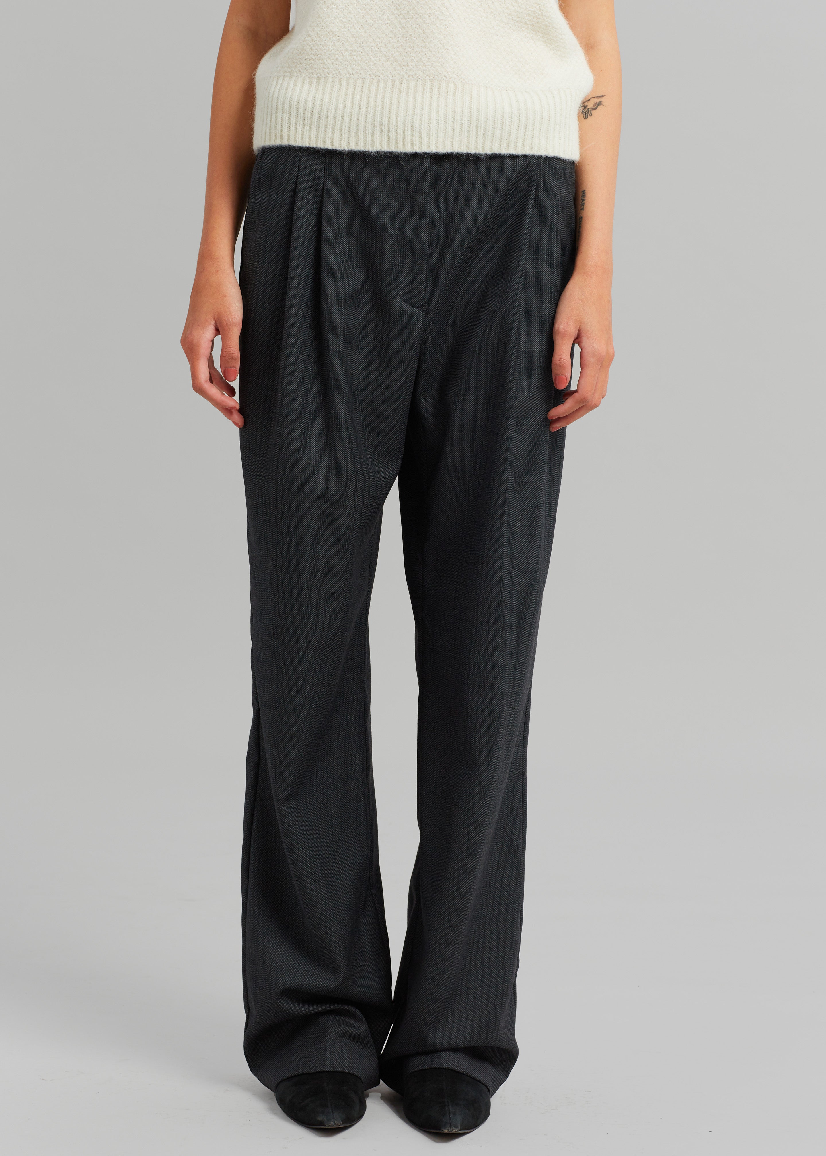 The Garment Princeton Pleat Pants - Grey - 5