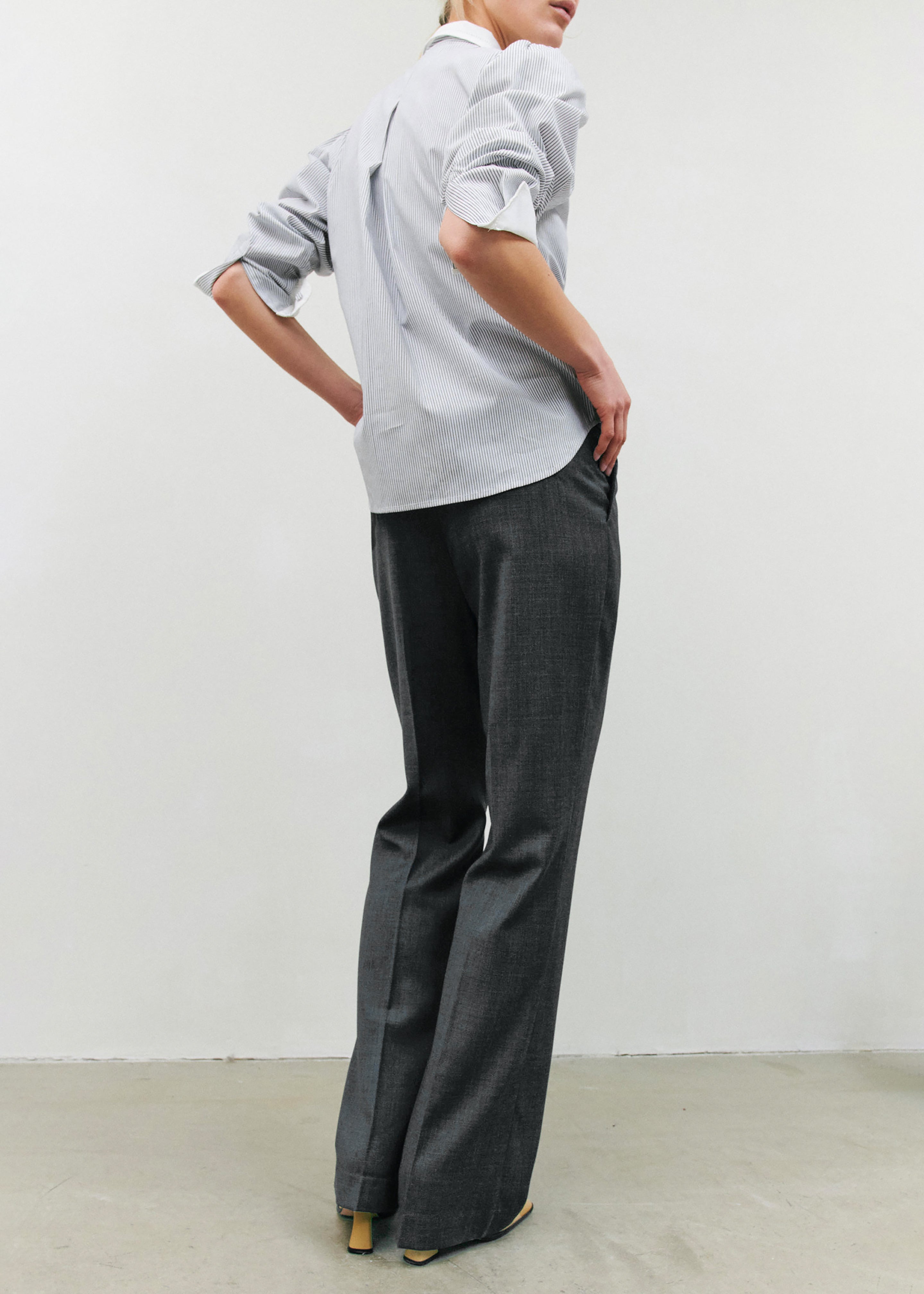 The Garment Princeton Pleat Pants - Grey - 7