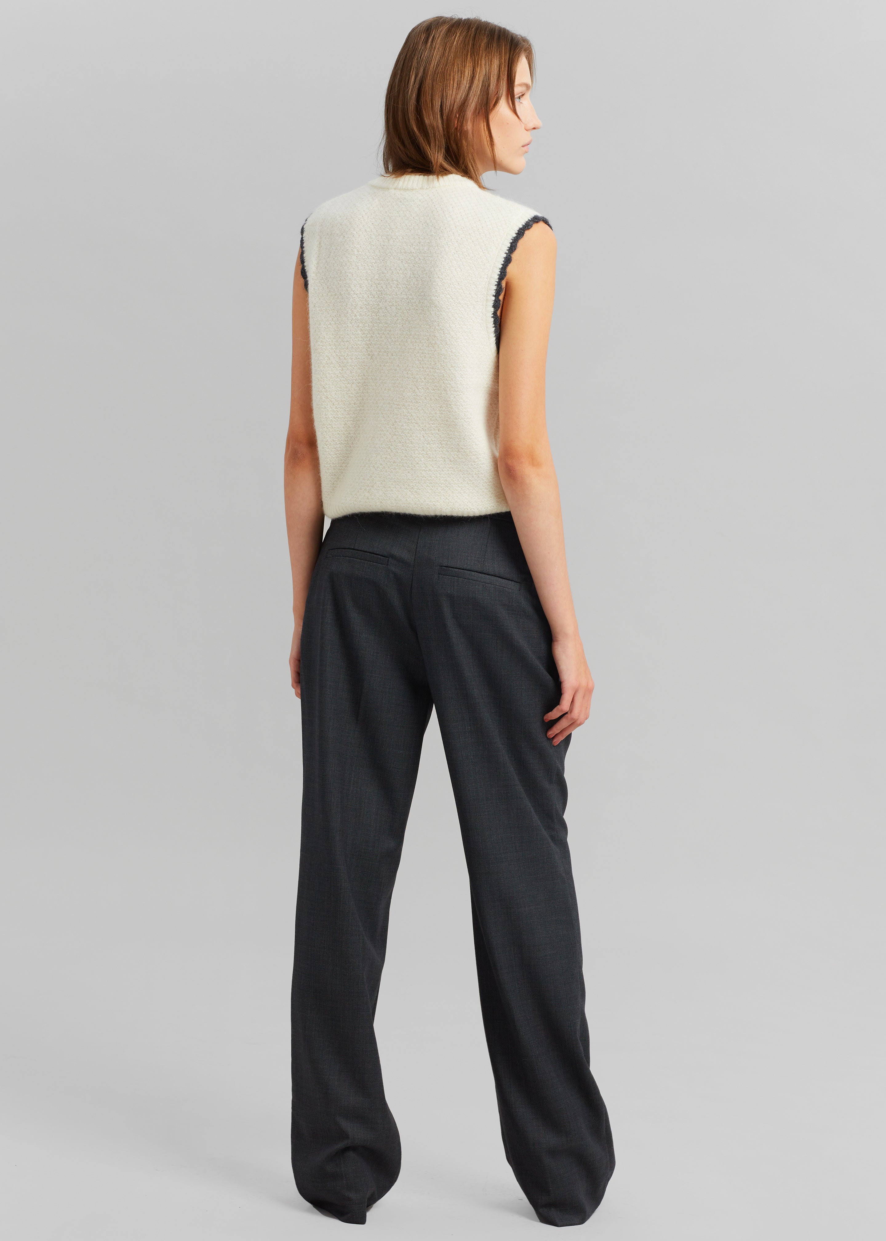 The Garment Princeton Pleat Pants - Grey - 10