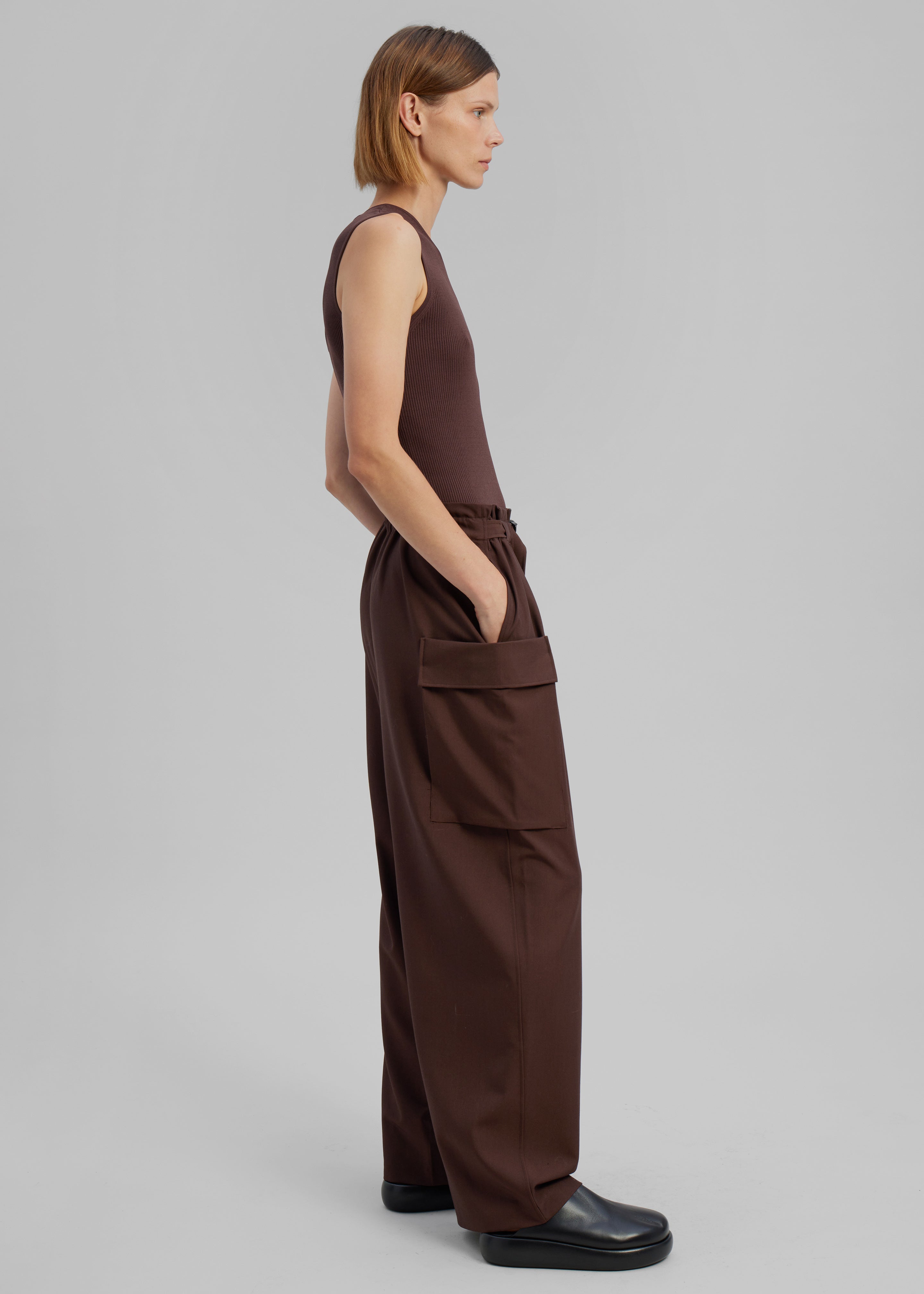 Tiarha Cargo Pants - Brown - 5