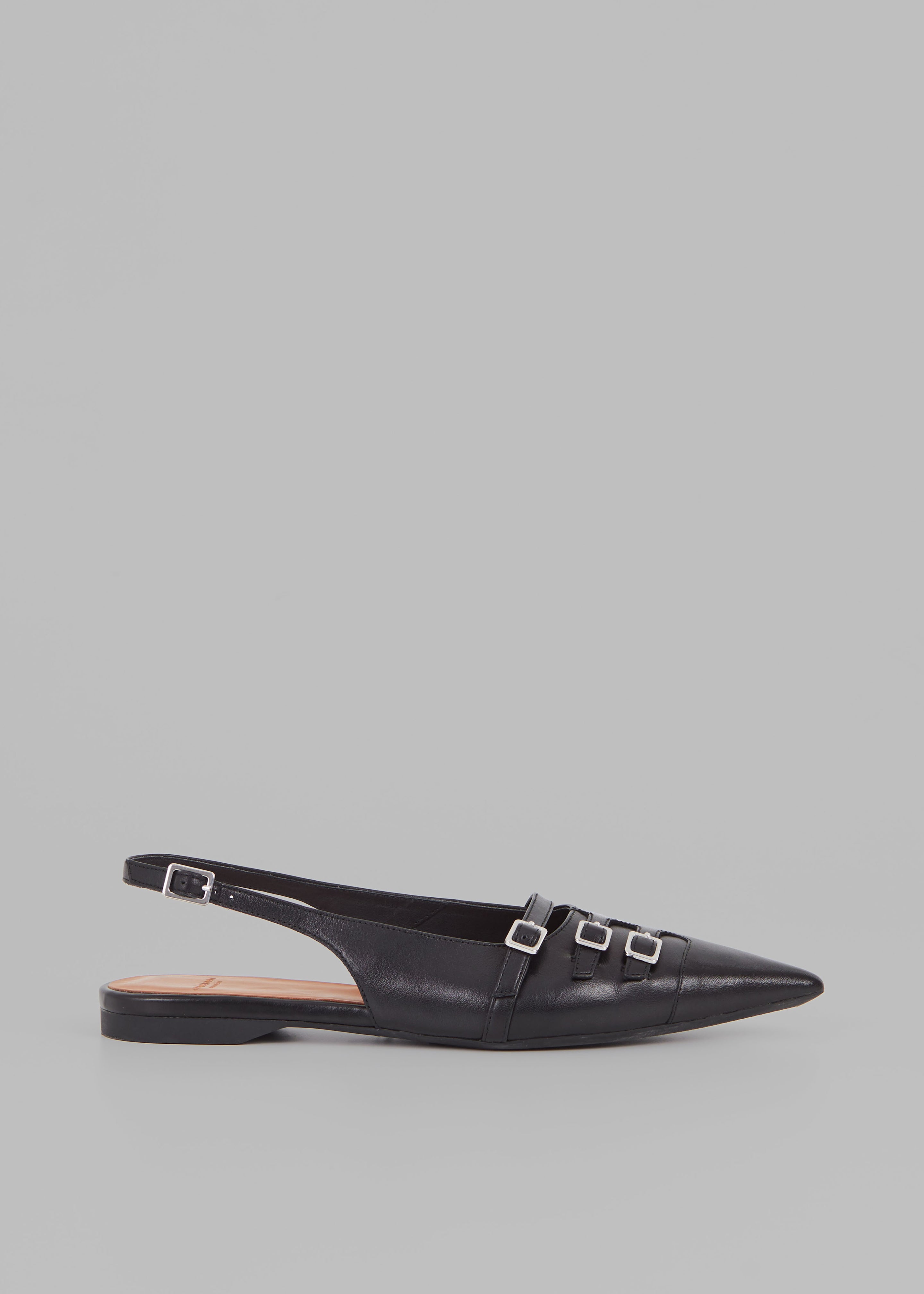 Vagabond Hermine Buckle Slingbacks - Black - 1