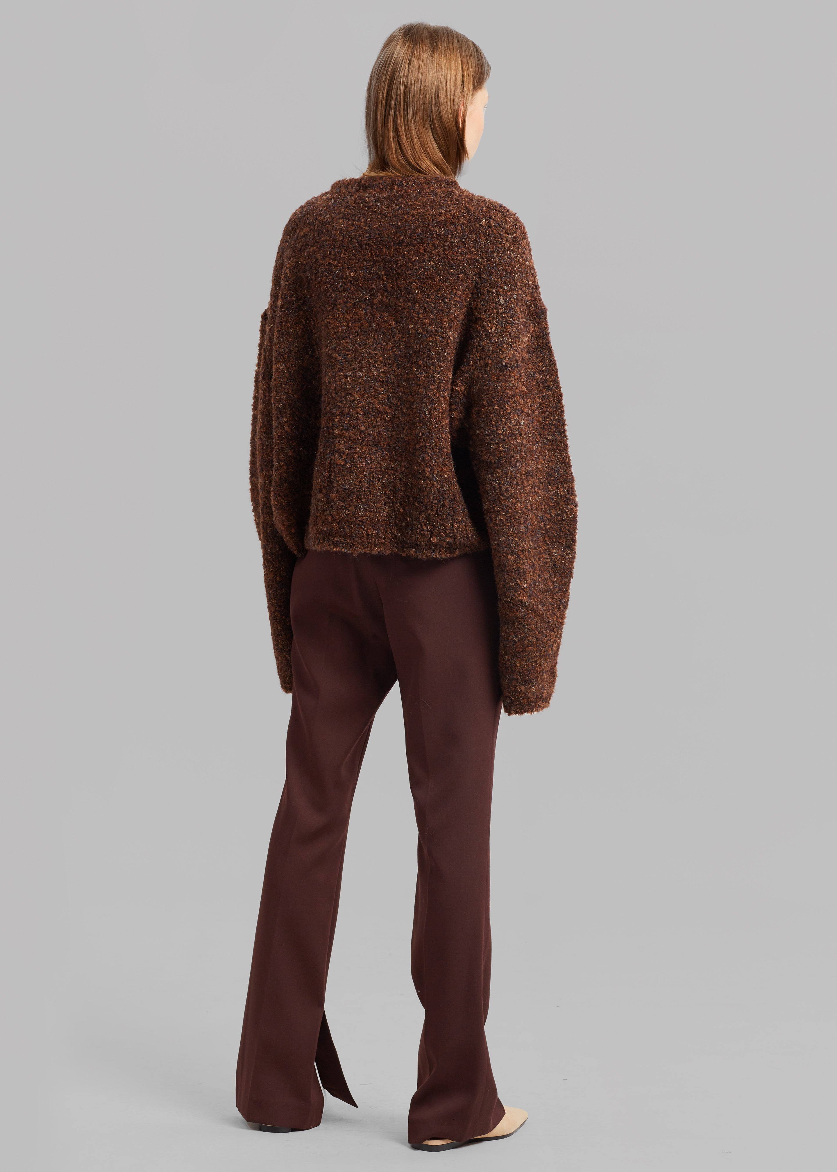 Van Boucle Sweater - Brown - 6