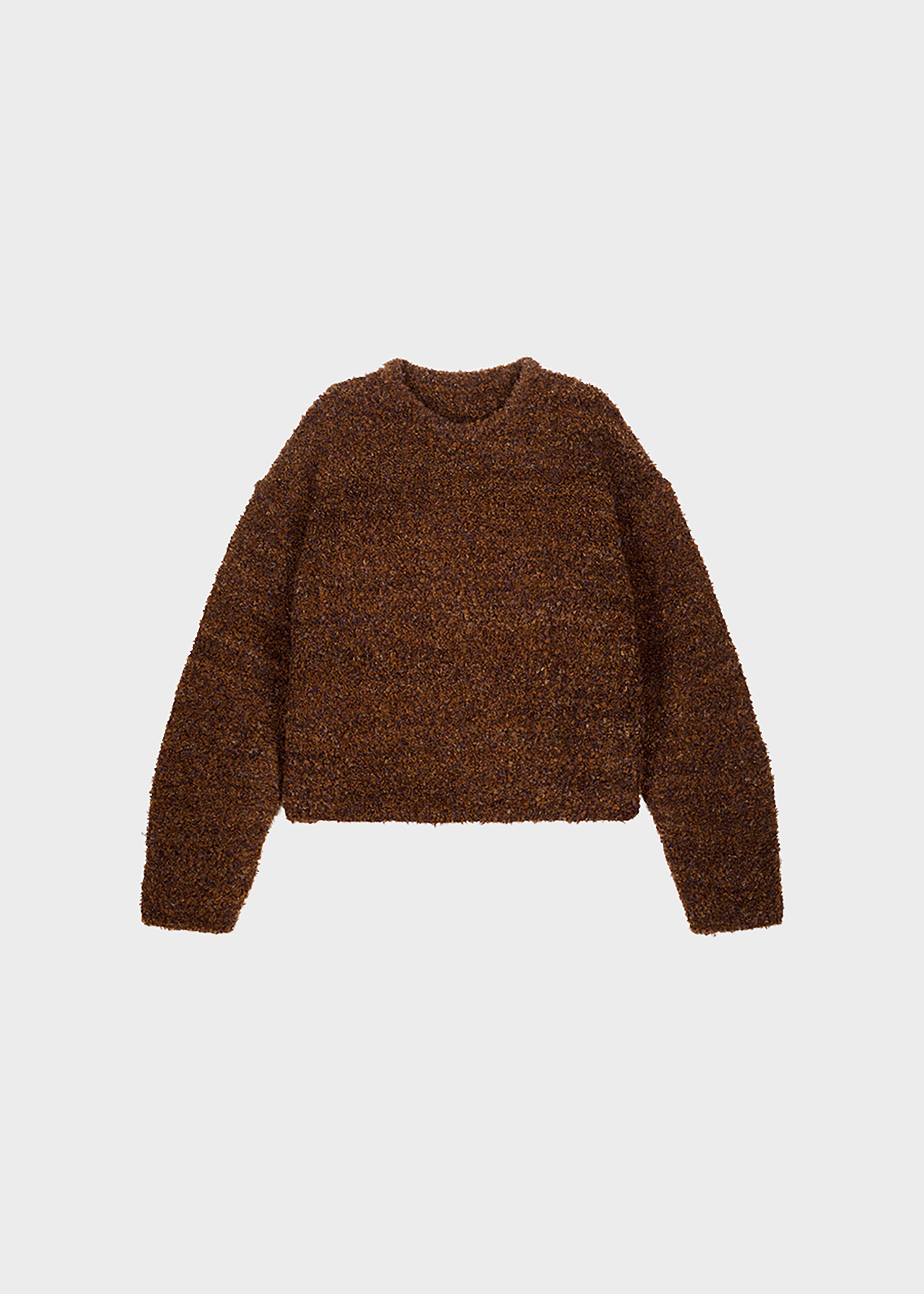 Van Boucle Sweater - Brown - 7