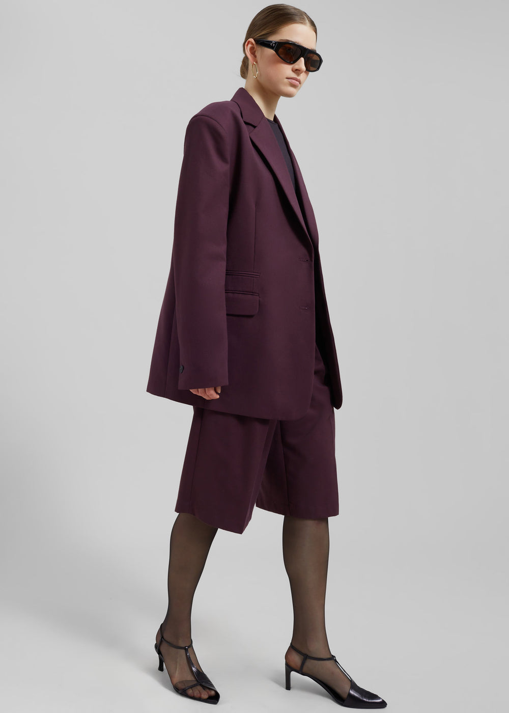 Wilma Blazer - Burgundy - 1