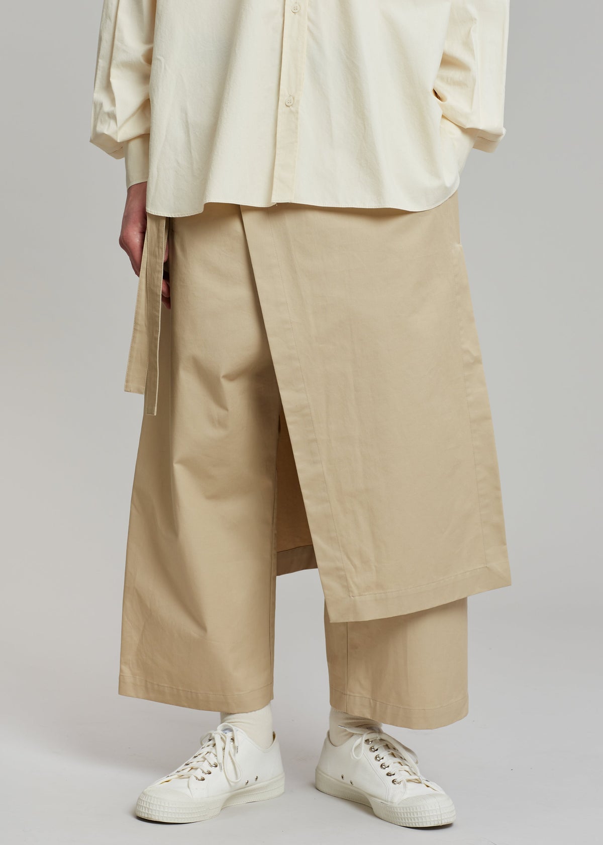 Watts Wrap Pants - Beige - 2