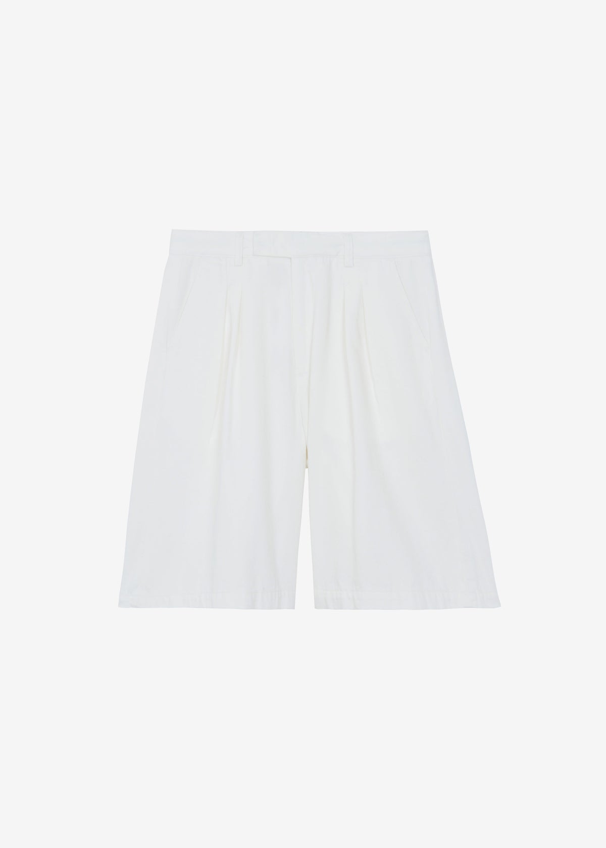 Xavier Bermuda Denim Shorts - White - 7