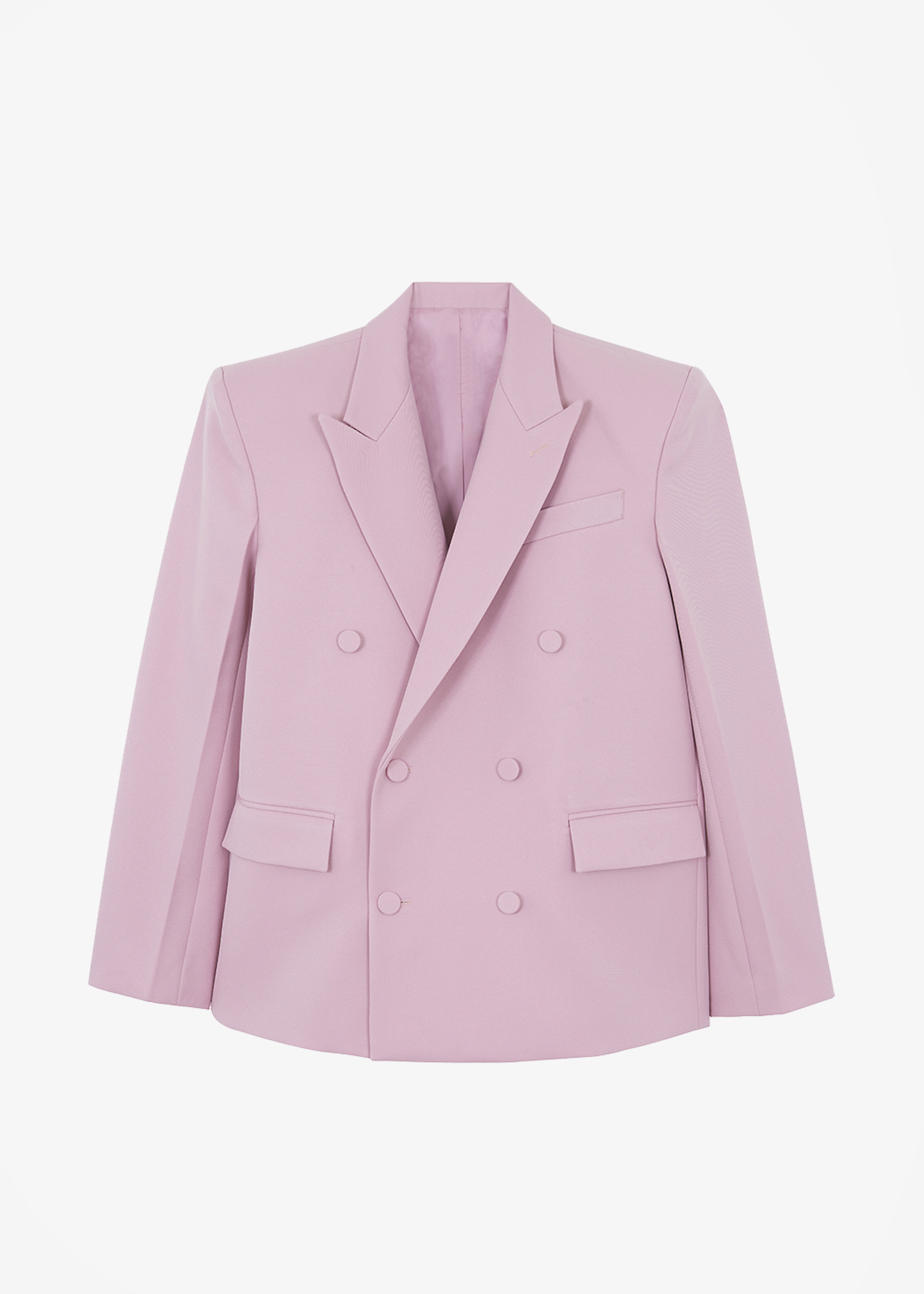 Zia Covered Buttons Blazer - Pink - 8