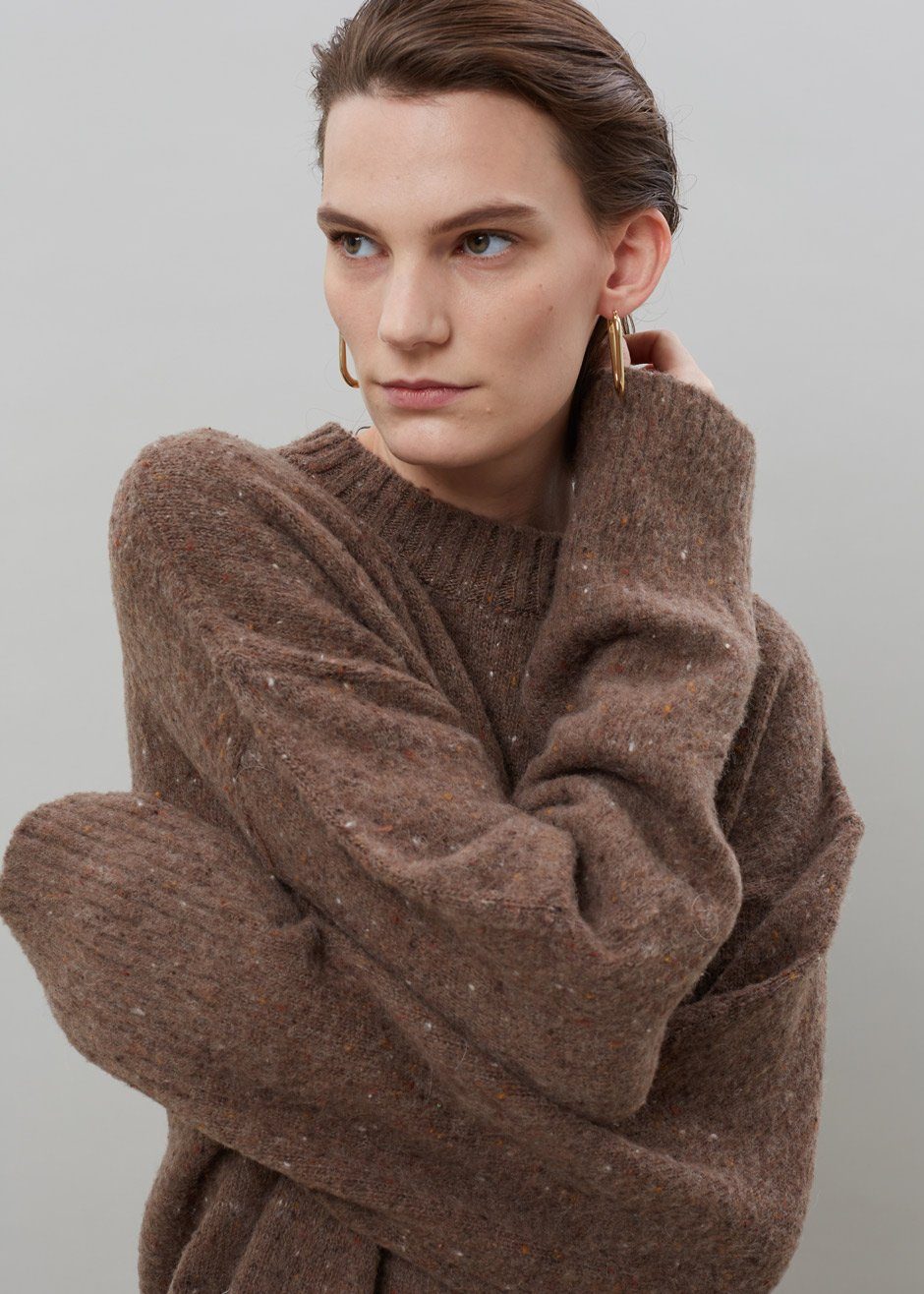 Abel Speckle Sweater - Brown