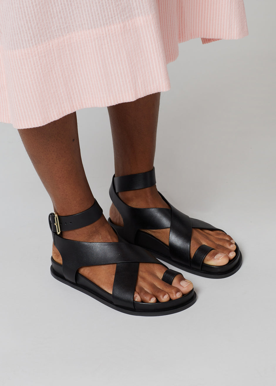 A.Emery The Jalen Sandal - Black - 3