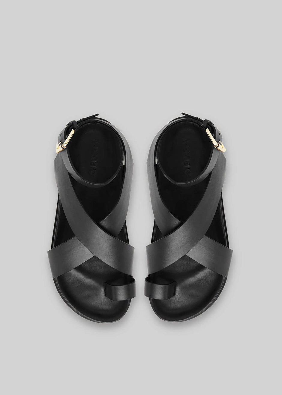 A.Emery The Jalen Sandal - Black - 5