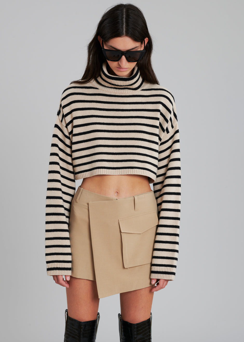 Judy Pocket Skort - Tan - 8