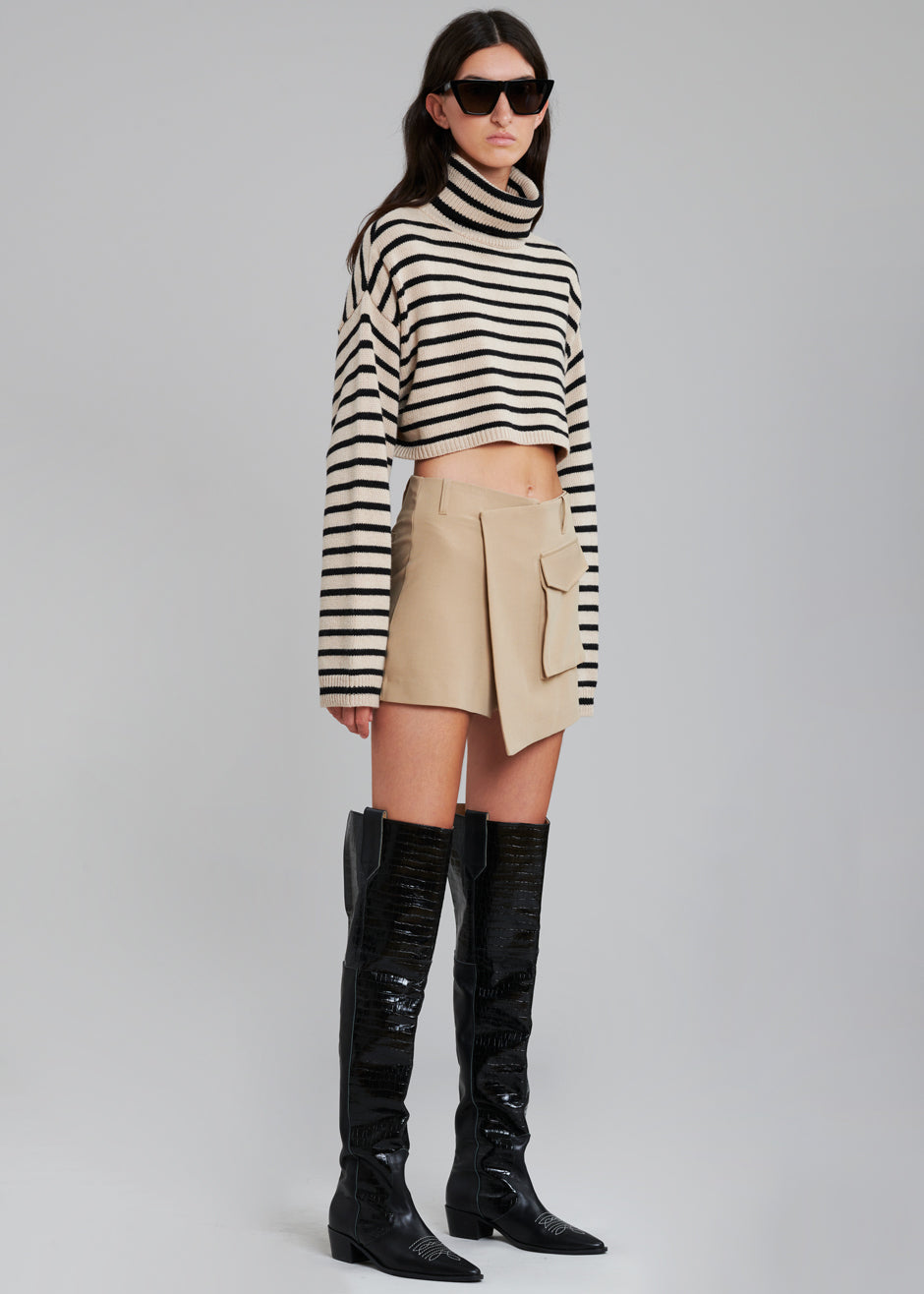 Judy Pocket Skort - Tan - 4
