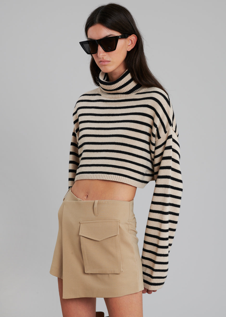 Judy Pocket Skort - Tan - 5