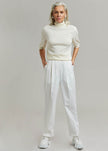 Bea Suit Pants - White Pants The Frankie Shop