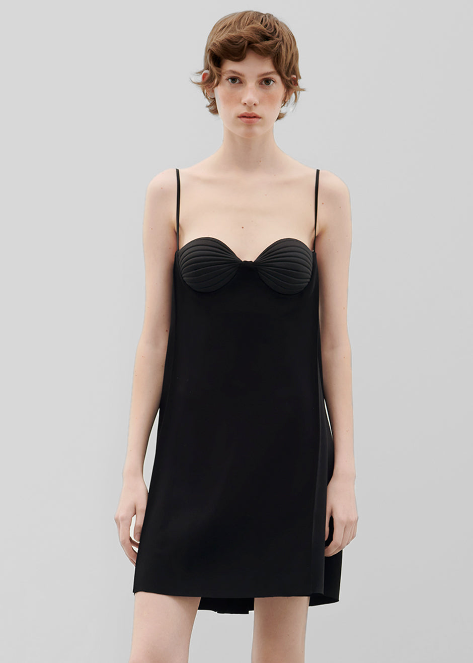 Bevza Mini Seashell Cups Dress - Black – Frankie Shop Europe