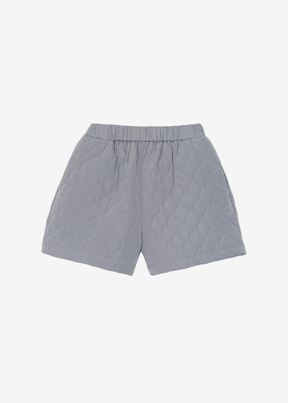 Bienne Quilted Shorts - Charcoal - 10