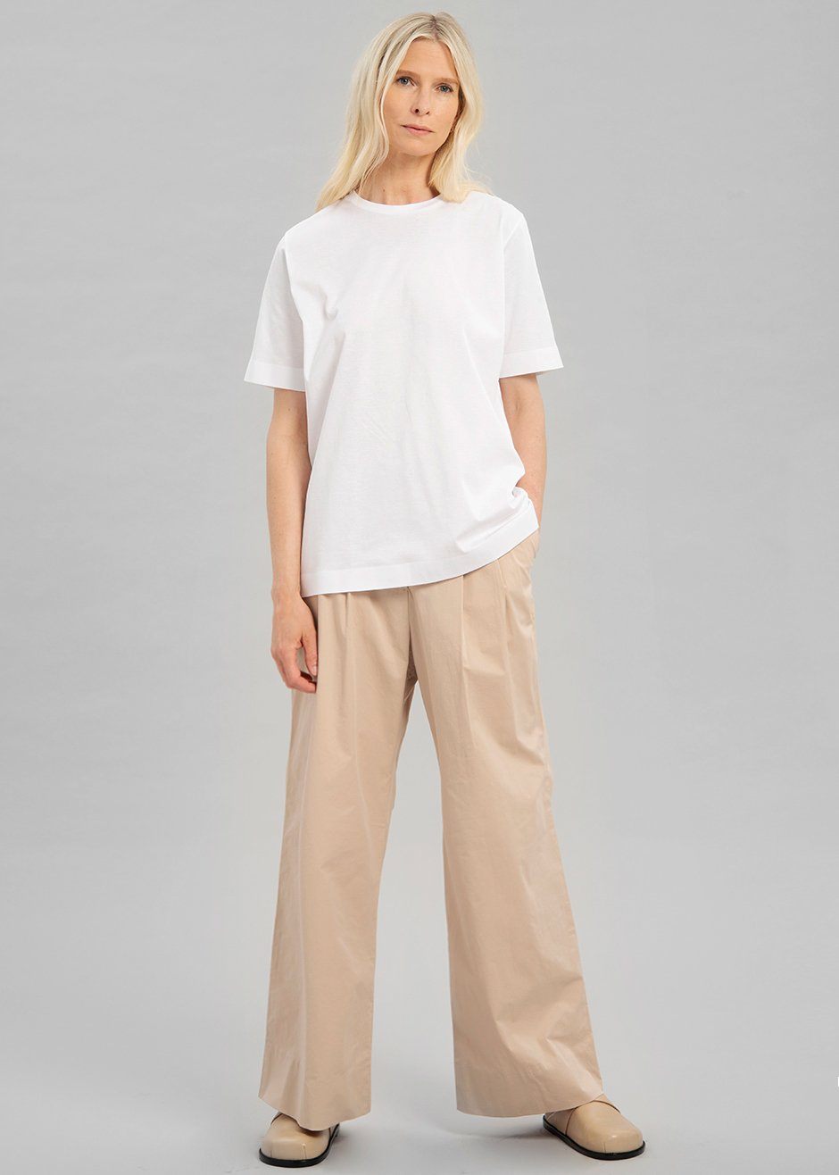 Blanche Pleated Trousers - Sand - 7