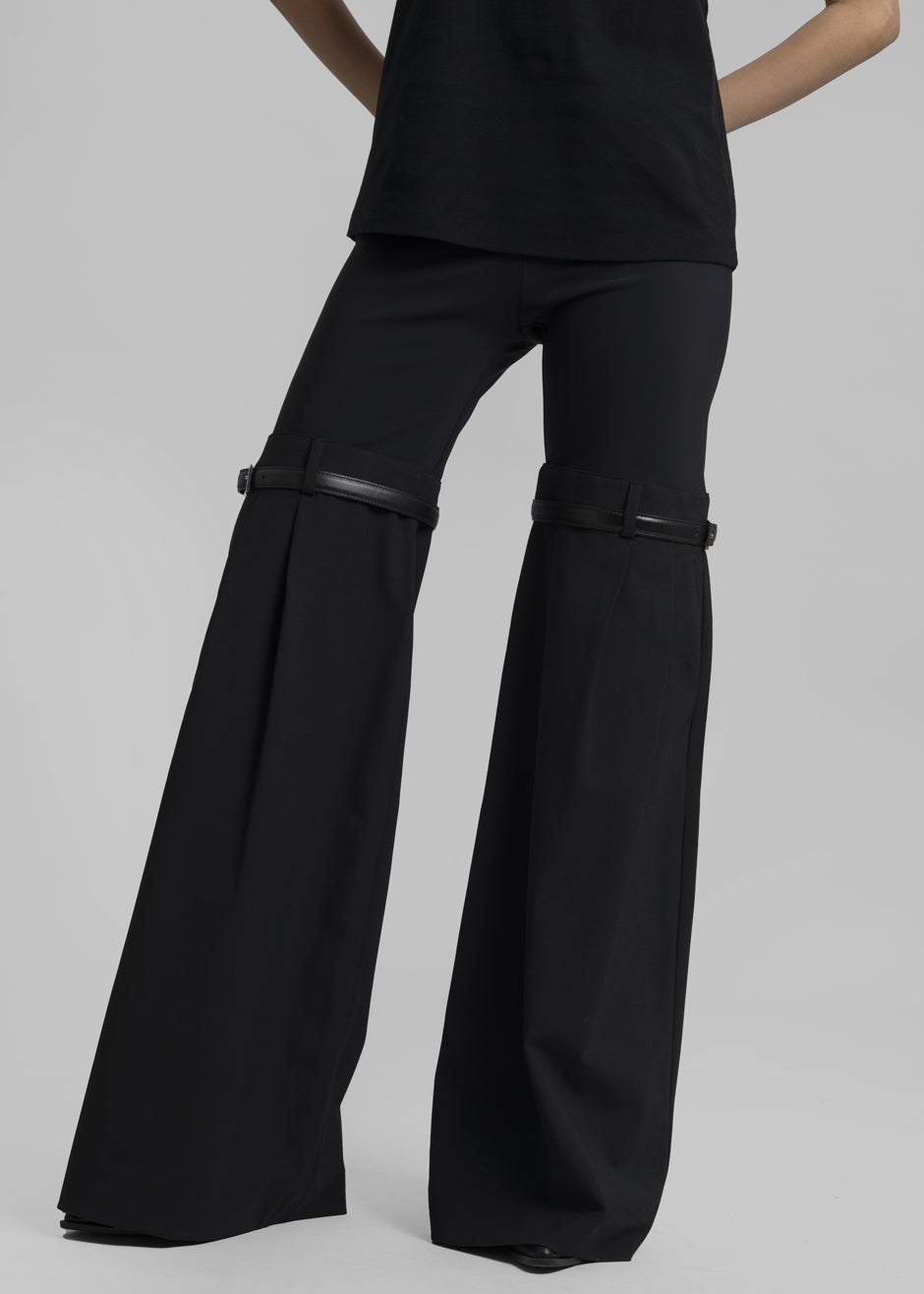 Coperni Hybrid Flare Trousers - Black - 9