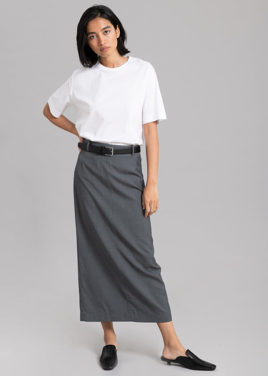 Eli Pencil Skirt Charcoal