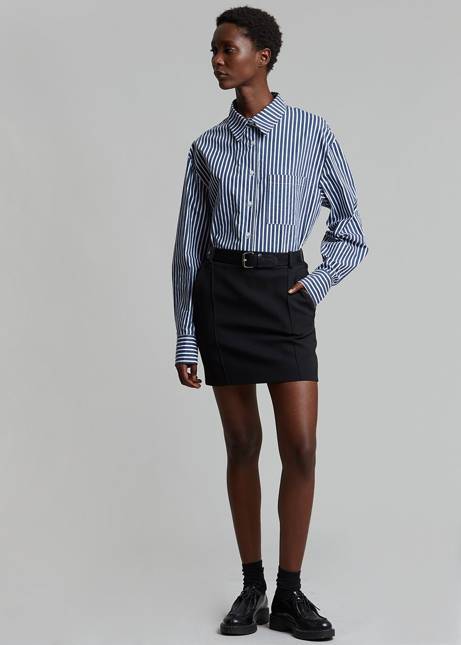 Esse Studios Tailored Mini Skirt - Black - 5