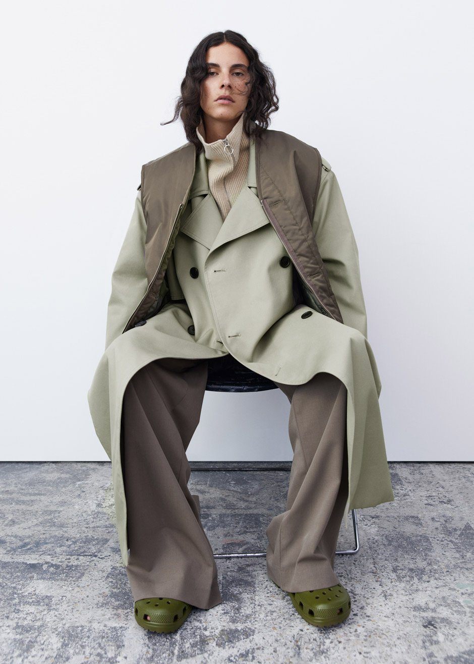 Eugene Trench Coat - Pale Khaki - 11