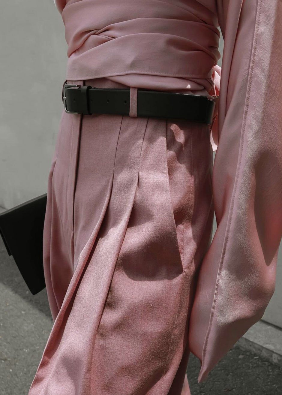 Gelso Pleated Trousers - Rose