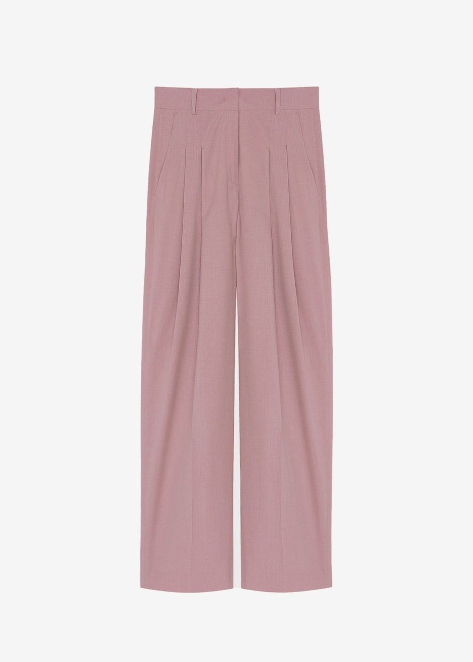 Gelso Pleated Trousers - Rose - 11