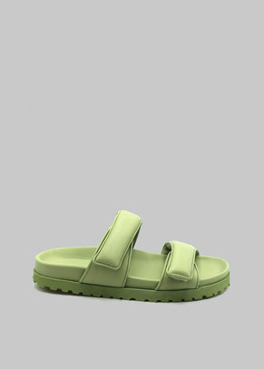 Gia x Pernille Double Strap Sandal - Acid Green